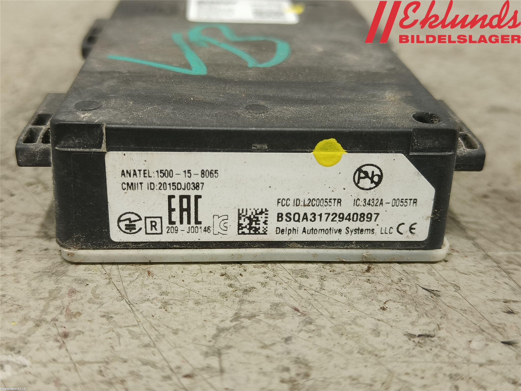 BMW 5 G30/G31/F90 17-23 Sensor Aktivt Kollisionsskydd