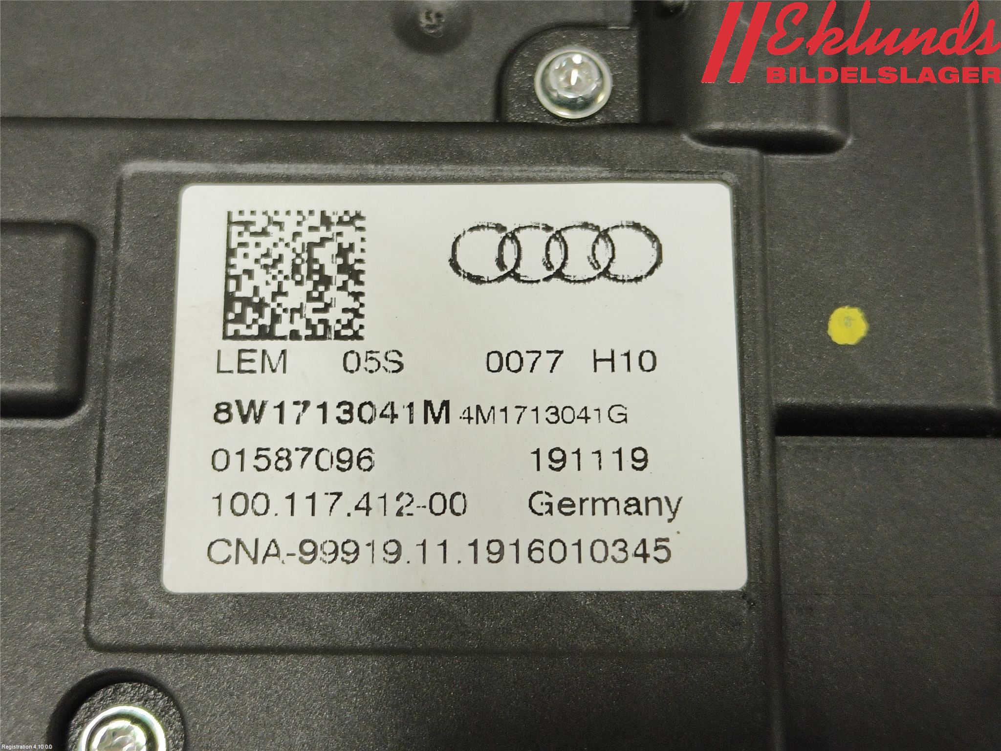 Audi A4/S4 B9 20- Växelspak