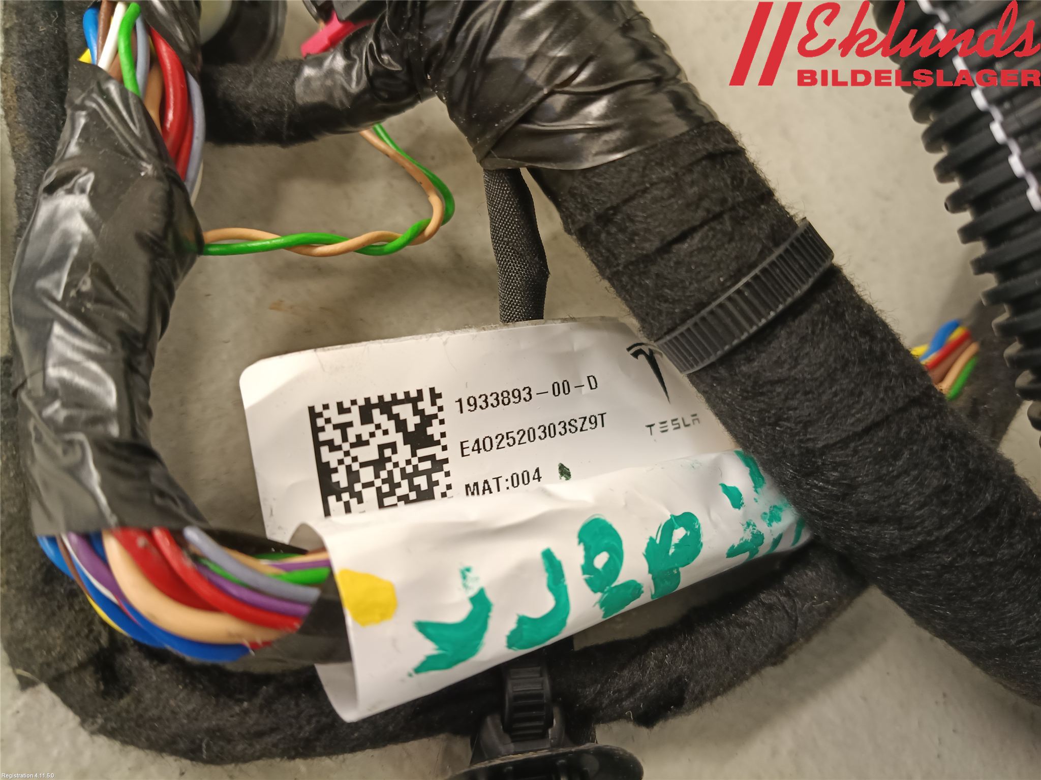 Tesla MODEL Y 21- Kabelhärva