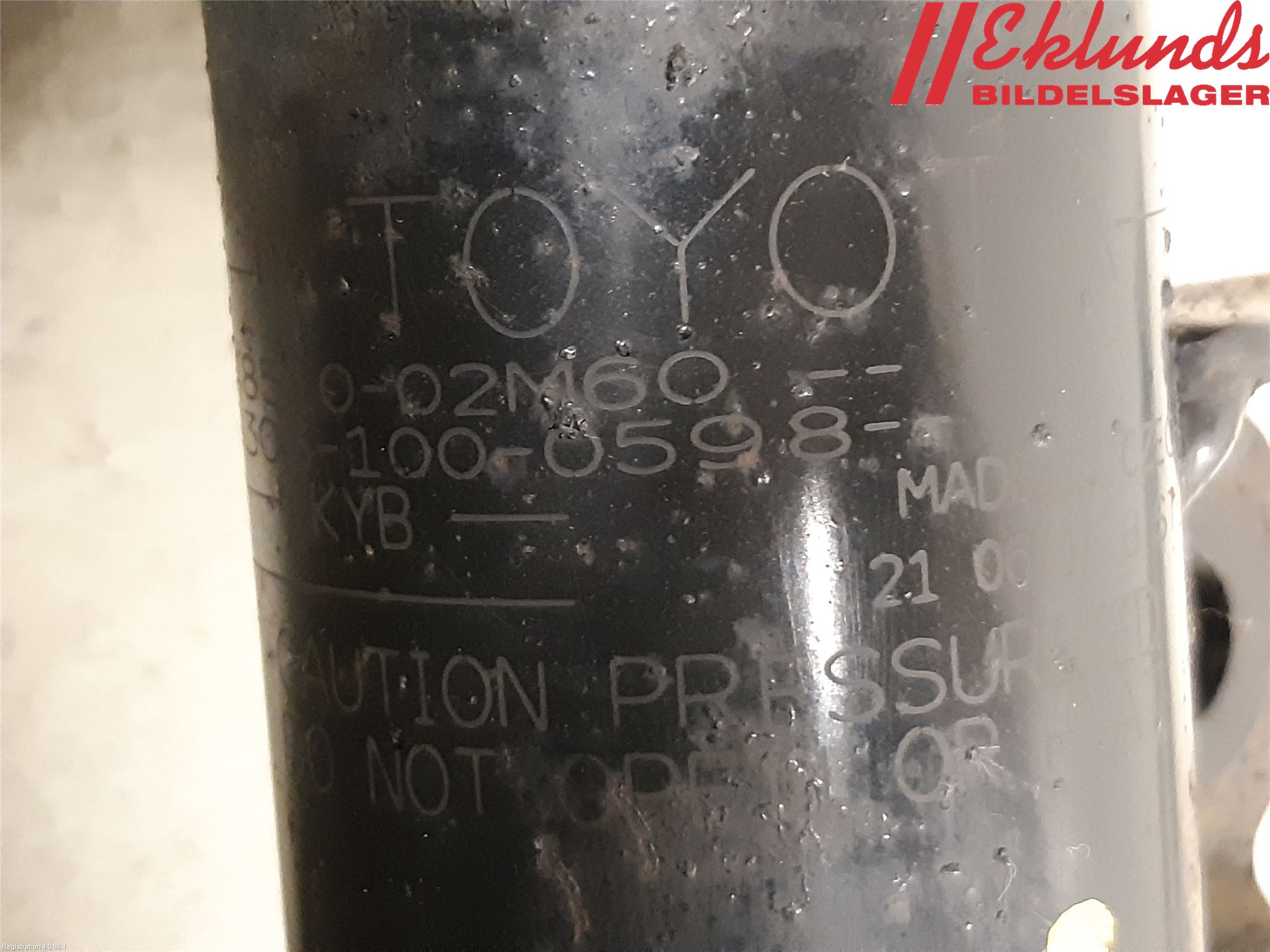 Toyota COROLLA 19- Fjäderben Fram Höger