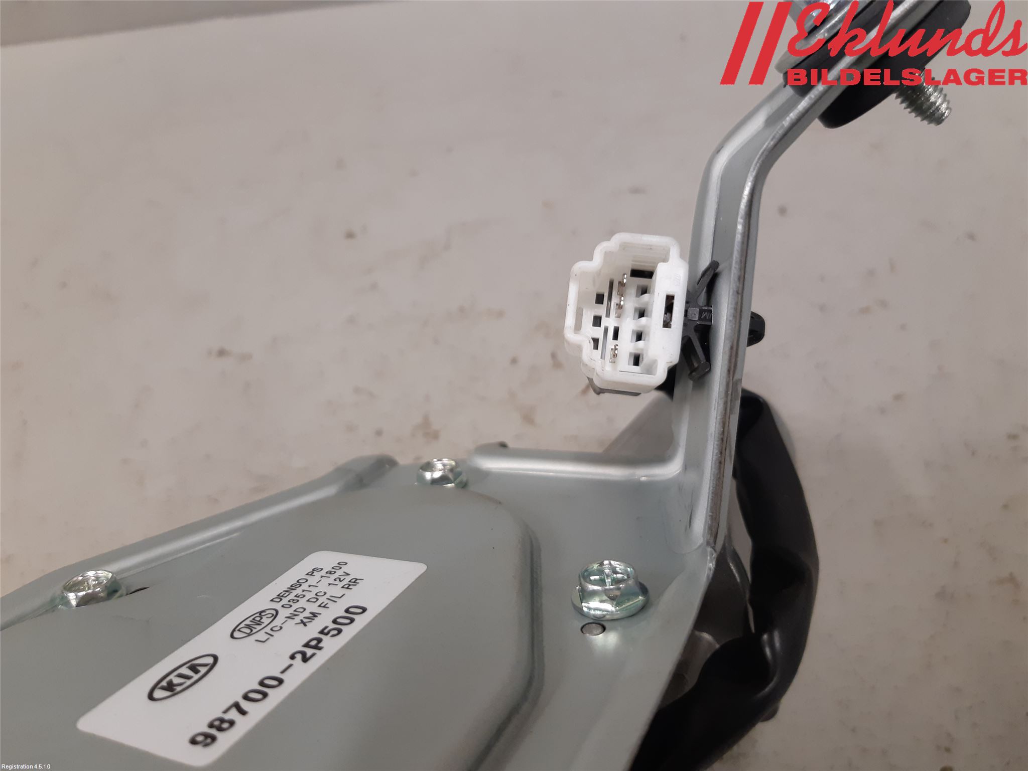 Kia SORENTO 10-14 Torkarmotor Baklucka