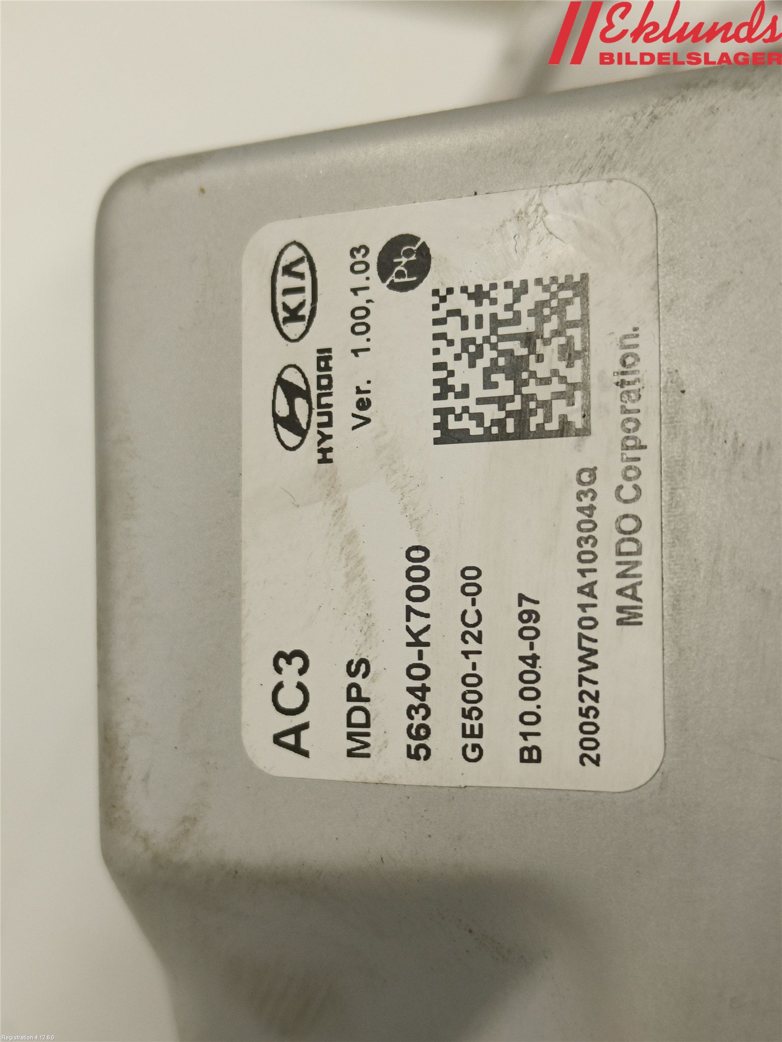 Hyundai i10 LA 20- Rattaxelagg Justerbart