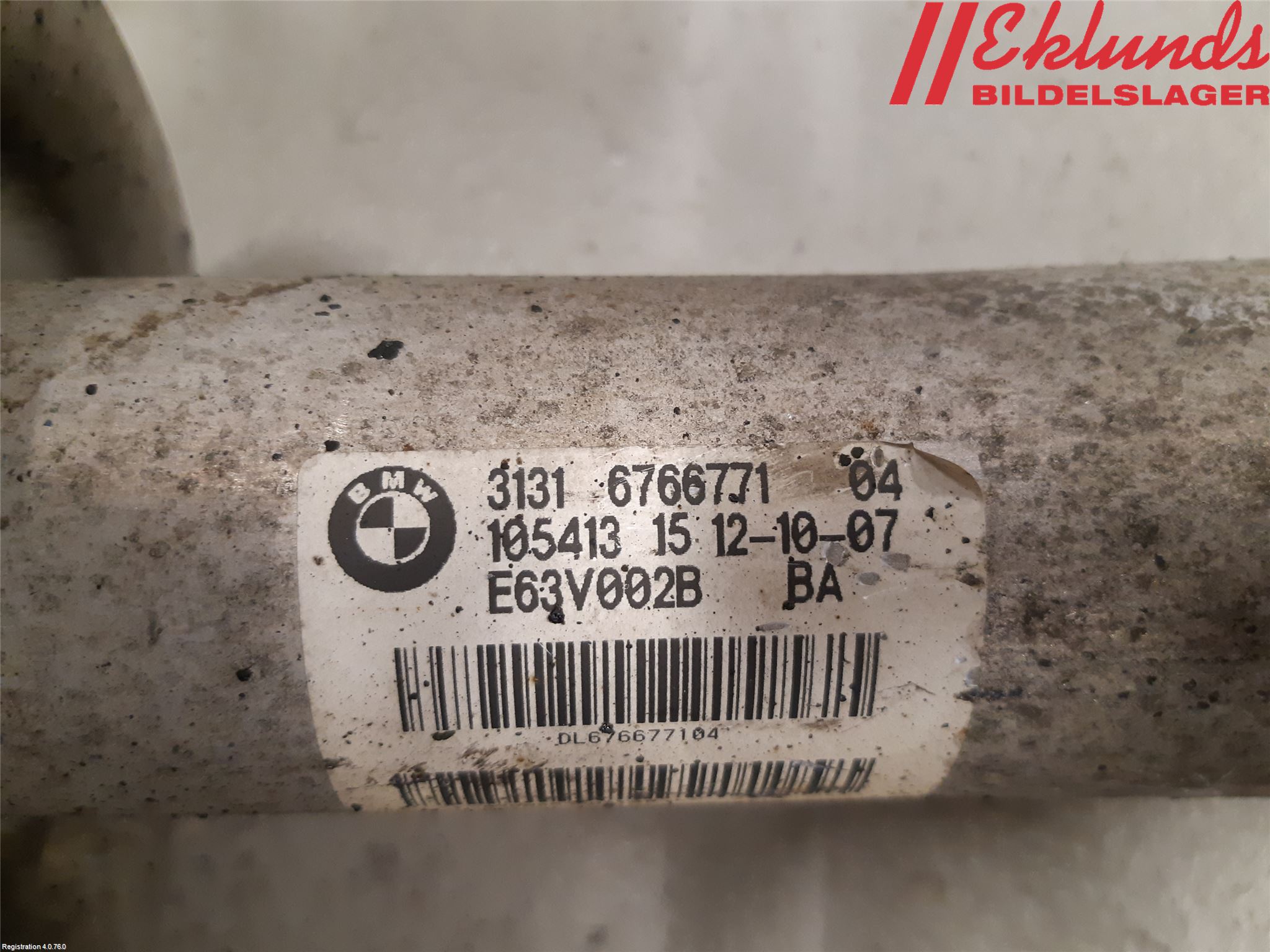 BMW 6 E63/64    02-10 Fjäderben Fram Vänster