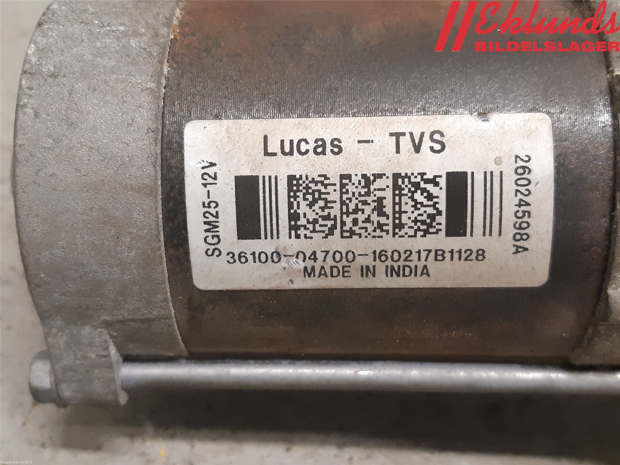 Hyundai i10 BA 17-20 Startmotor