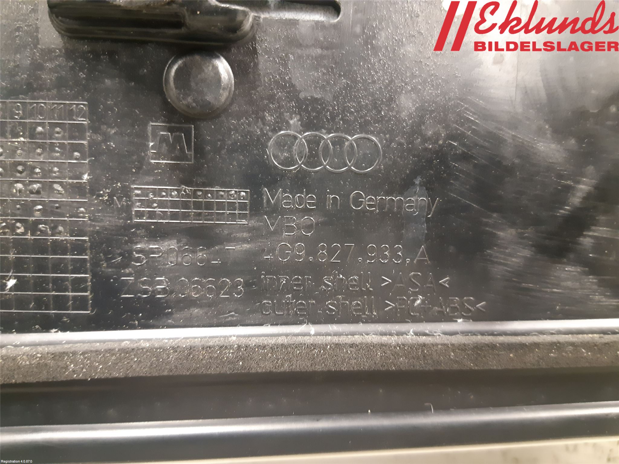 Audi A6/S6 4G 11-18 Spoiler Baklucka