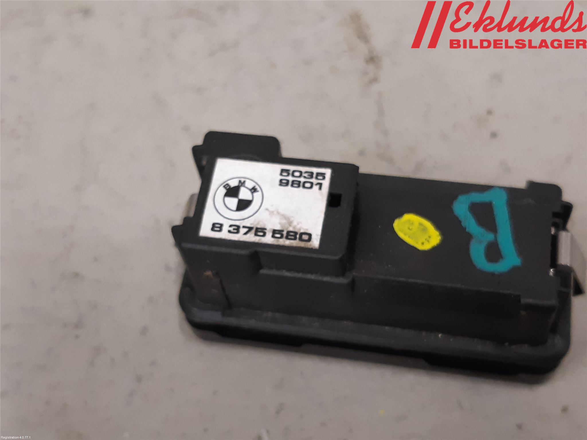 BMW X6 E71/E72   08-14 Strömställare Baklucka