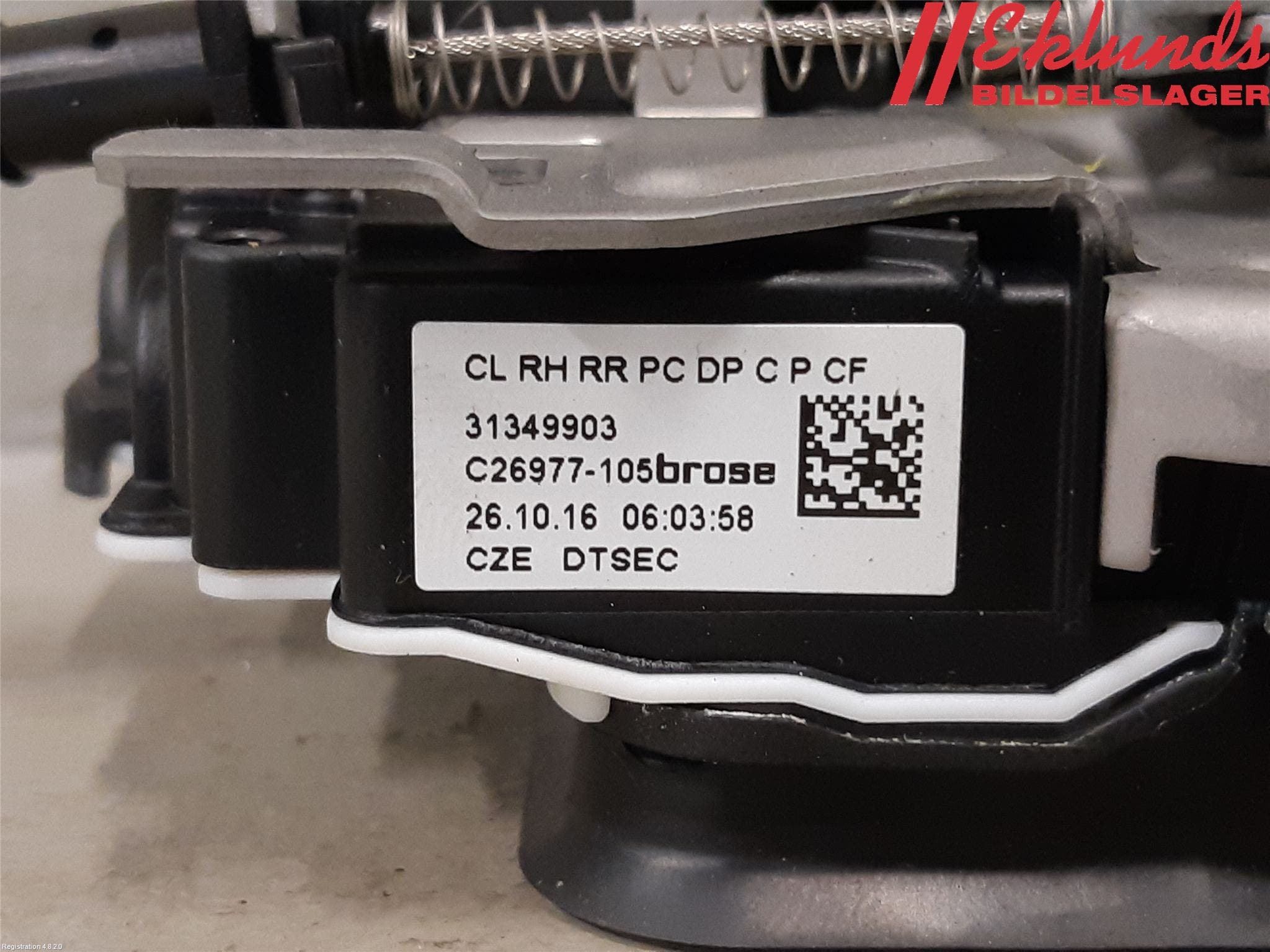 Volvo XC90/RECHARGE 16- Låskista-Dörrlås