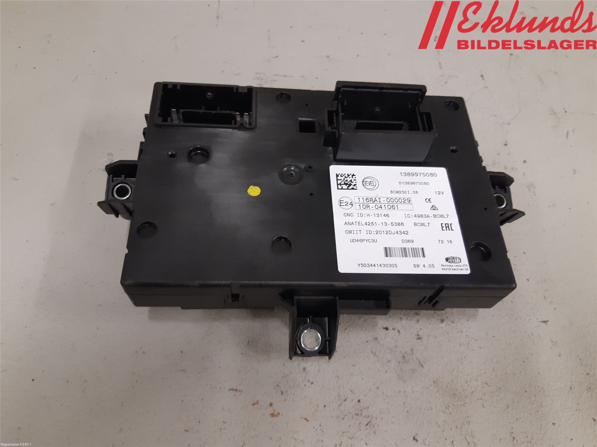 Fiat DUCATO 15-23 Säkringsdosa-Elcentral