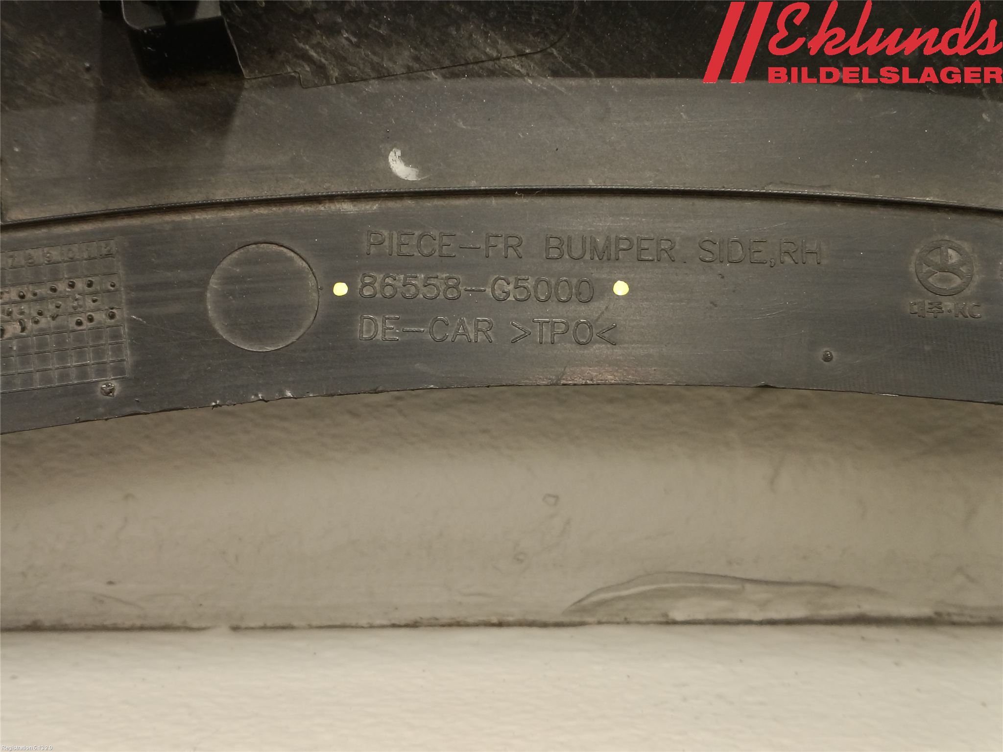 Kia NIRO (DE) 17-22 Stötfångardel Fram Hö