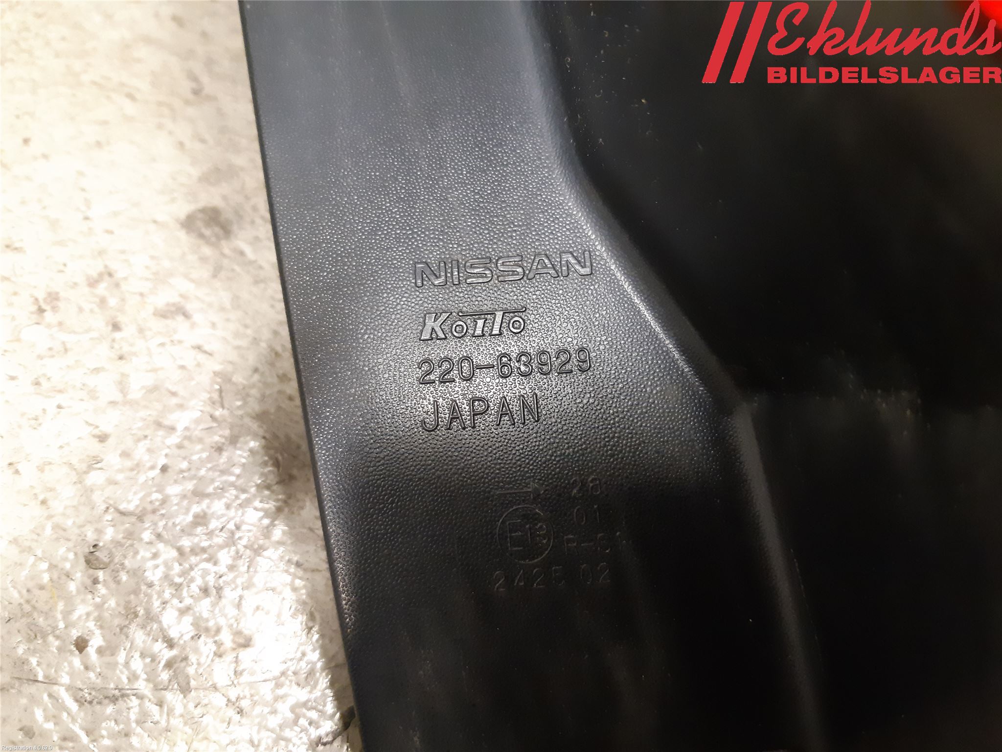 Nissan X-TRAIL 08-14 Bakljus Höger