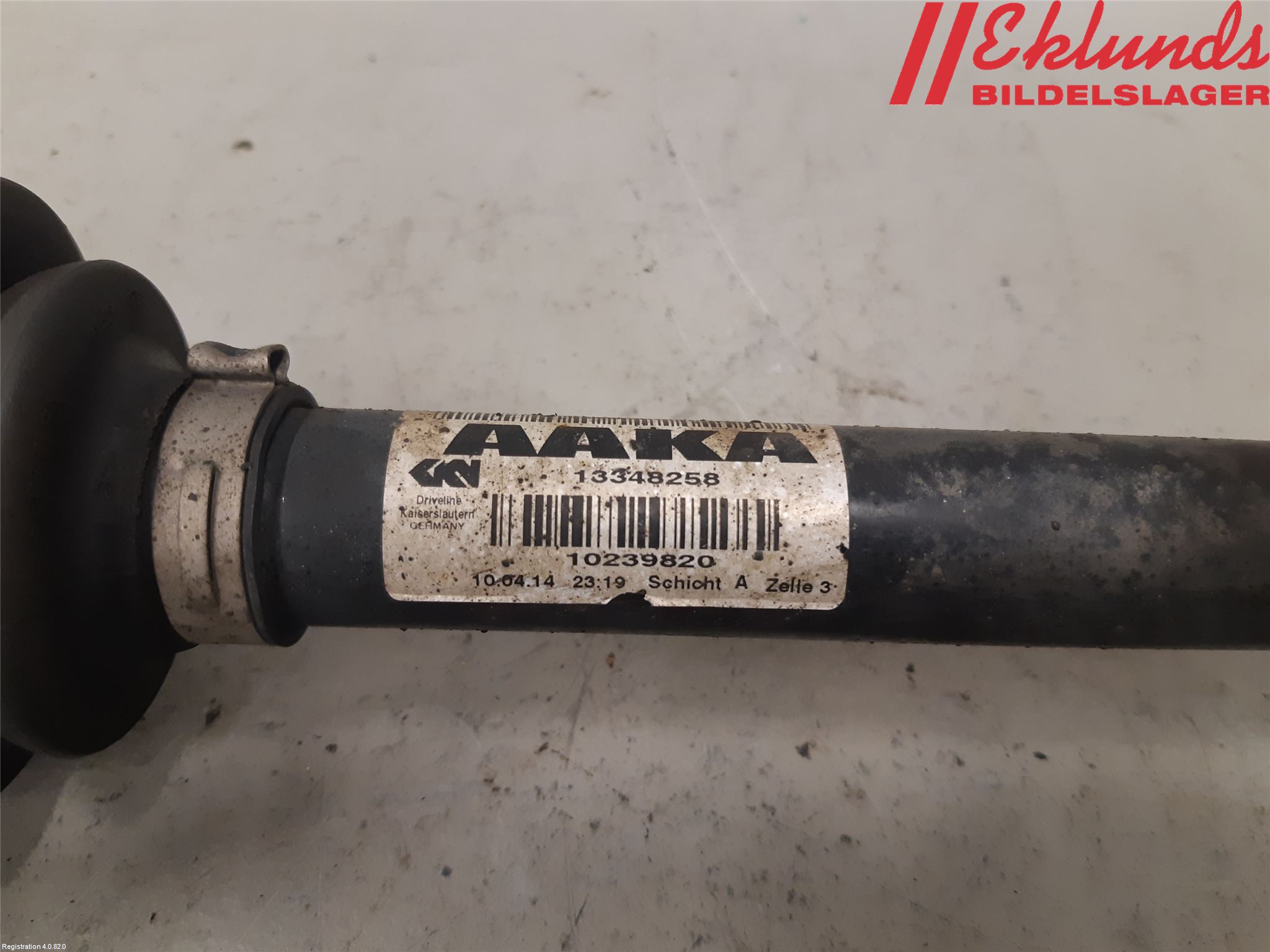 Opel INSIGNIA 09-16 Drivaxel Fram Vänster