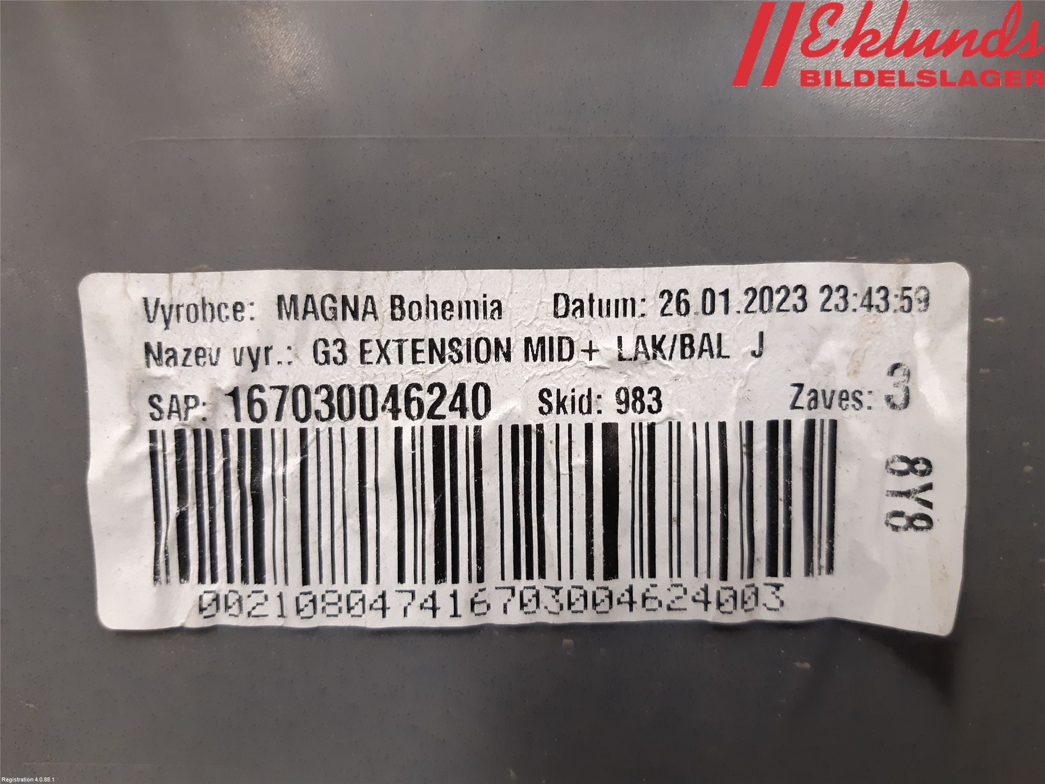 Toyota AYGO X AB70 22- Stöt Utfyllnad-List-Grill