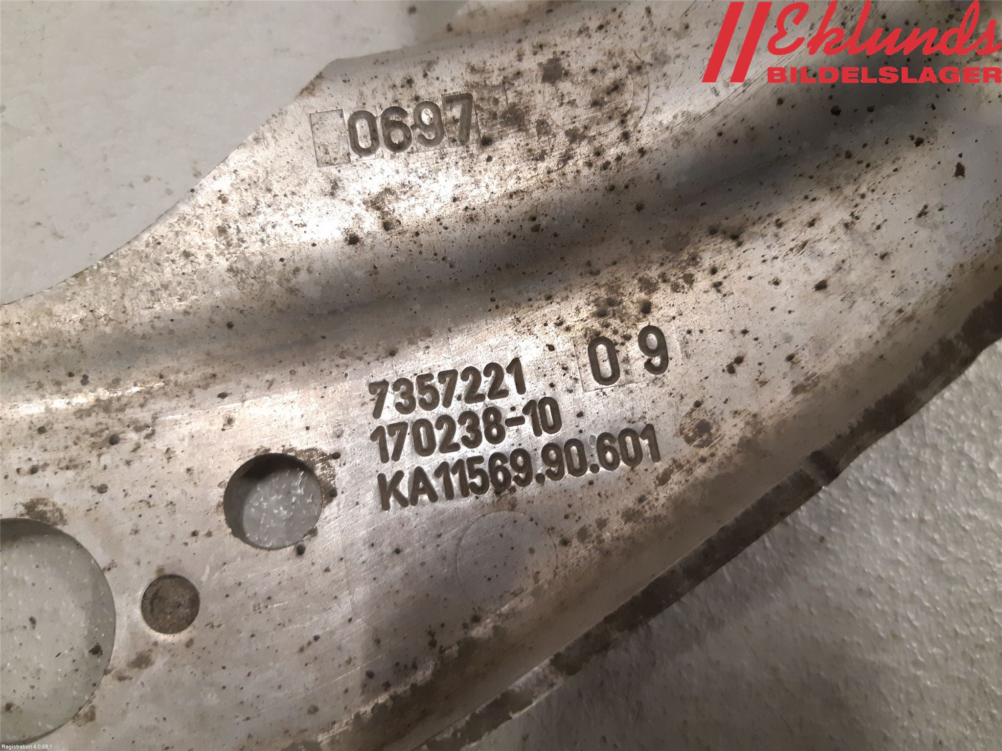 BMW 5 G30/G31/F90 17-23 Kylarfäste-Ram-Balk