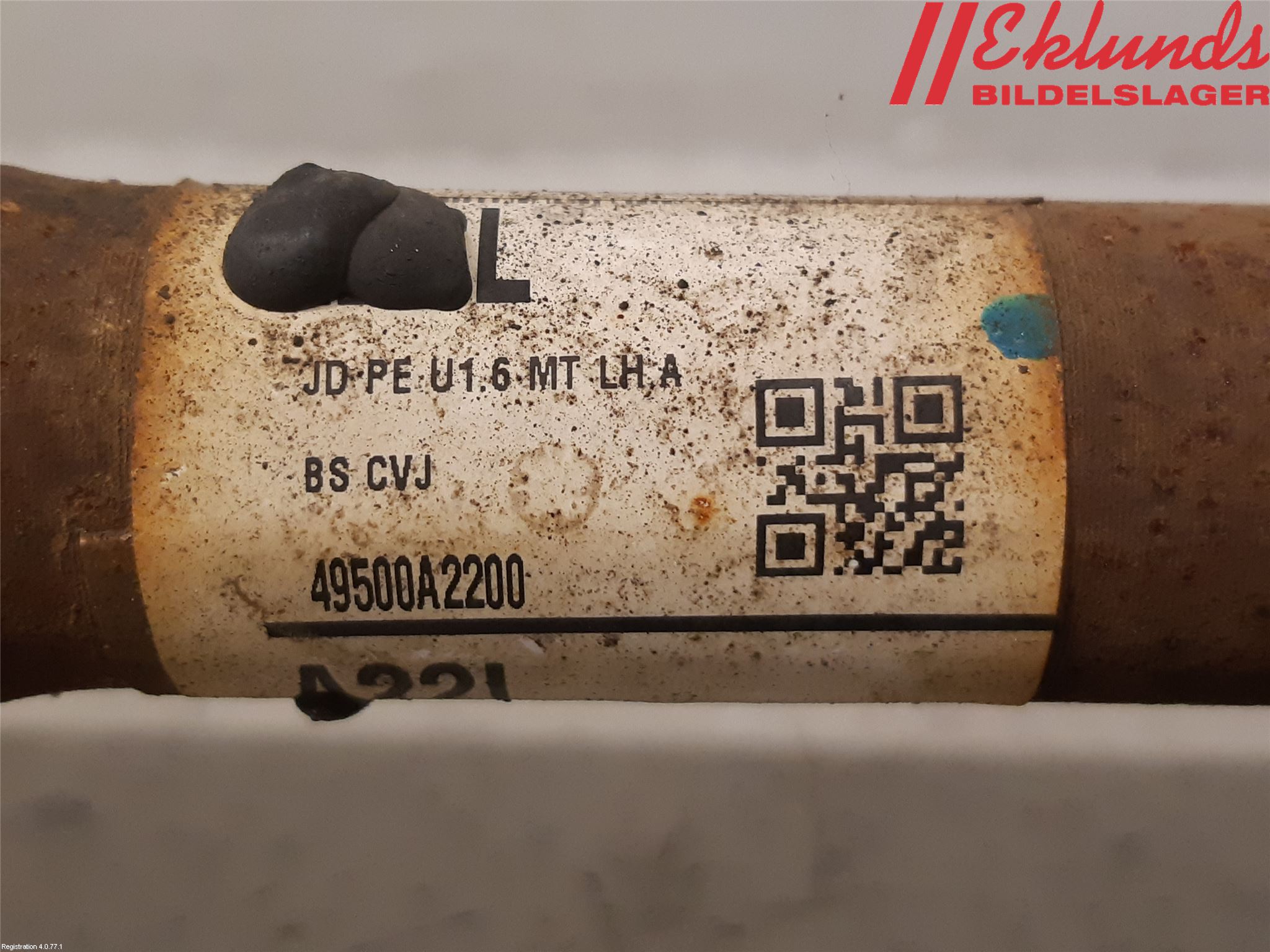 Kia CEED 12-18 Drivaxel Fram Vänster