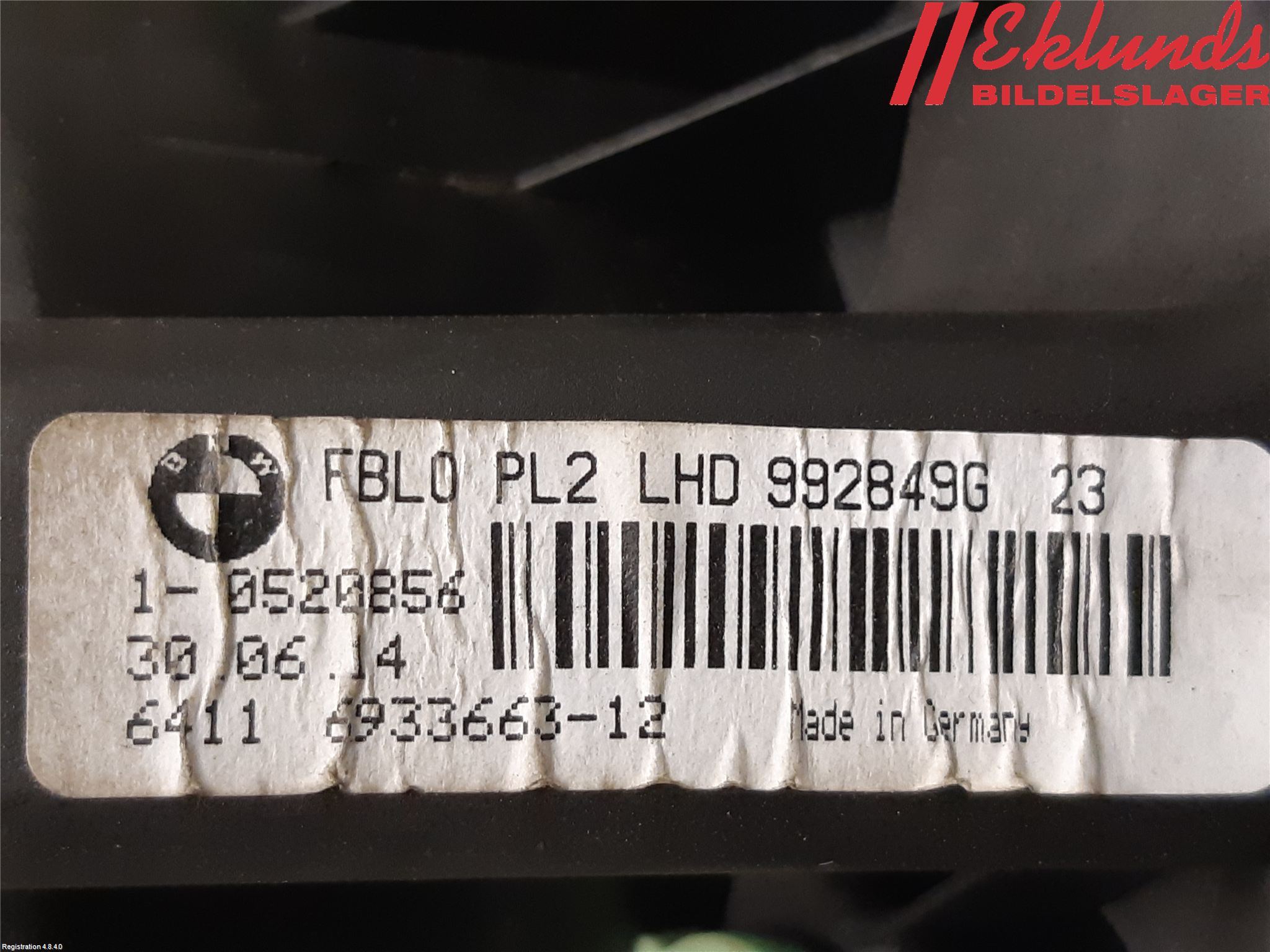 BMW 3 E90/91 SED/TOU 05-12 Värmefläkt