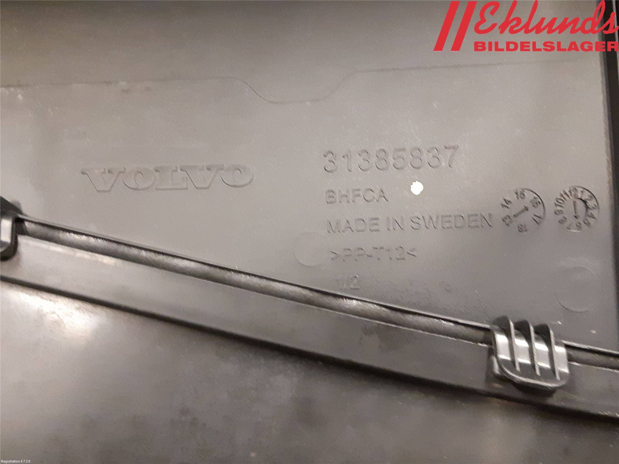 Volvo XC90/RECHARGE 16- Torpedplåt-Torpedplast