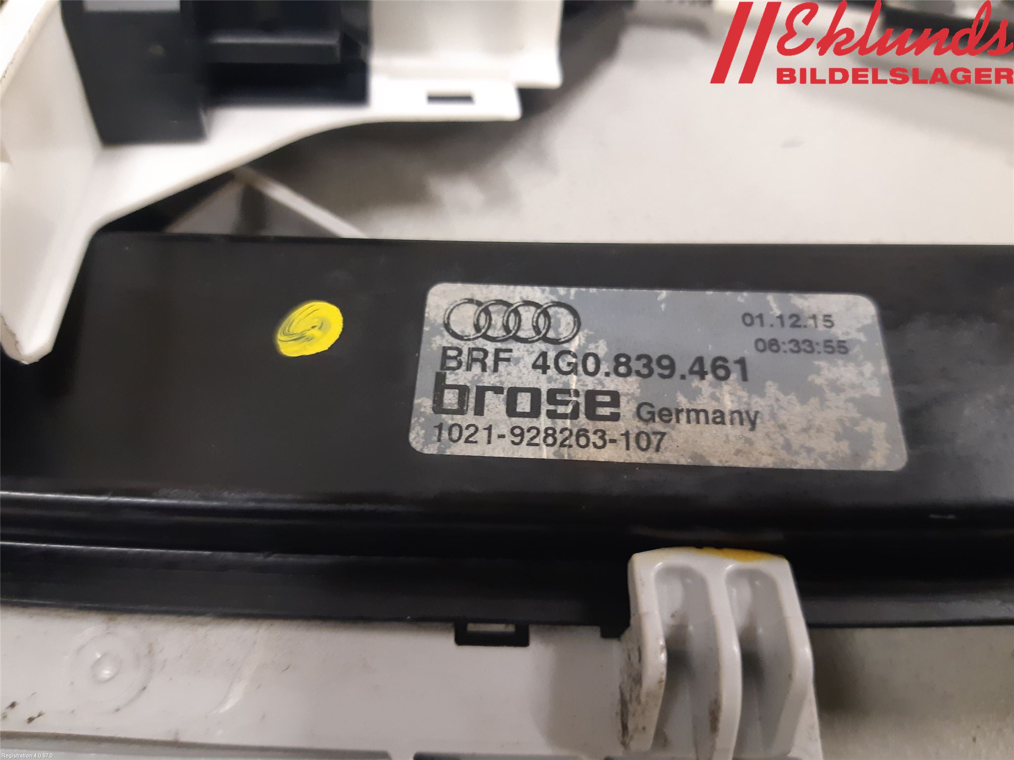 Audi A6/S6 4G 11-18 Fönsterhiss El Kompl