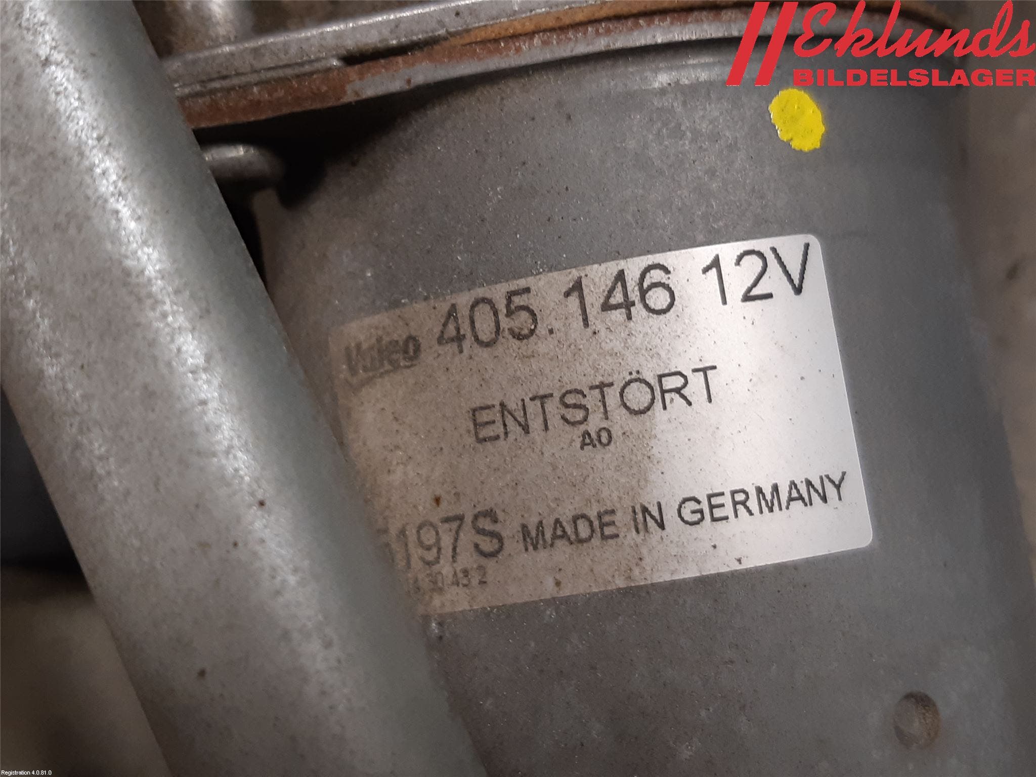 Mercedes-Benz MB SPRINTER (W906) 06-18 Torkarmotor Vindruta