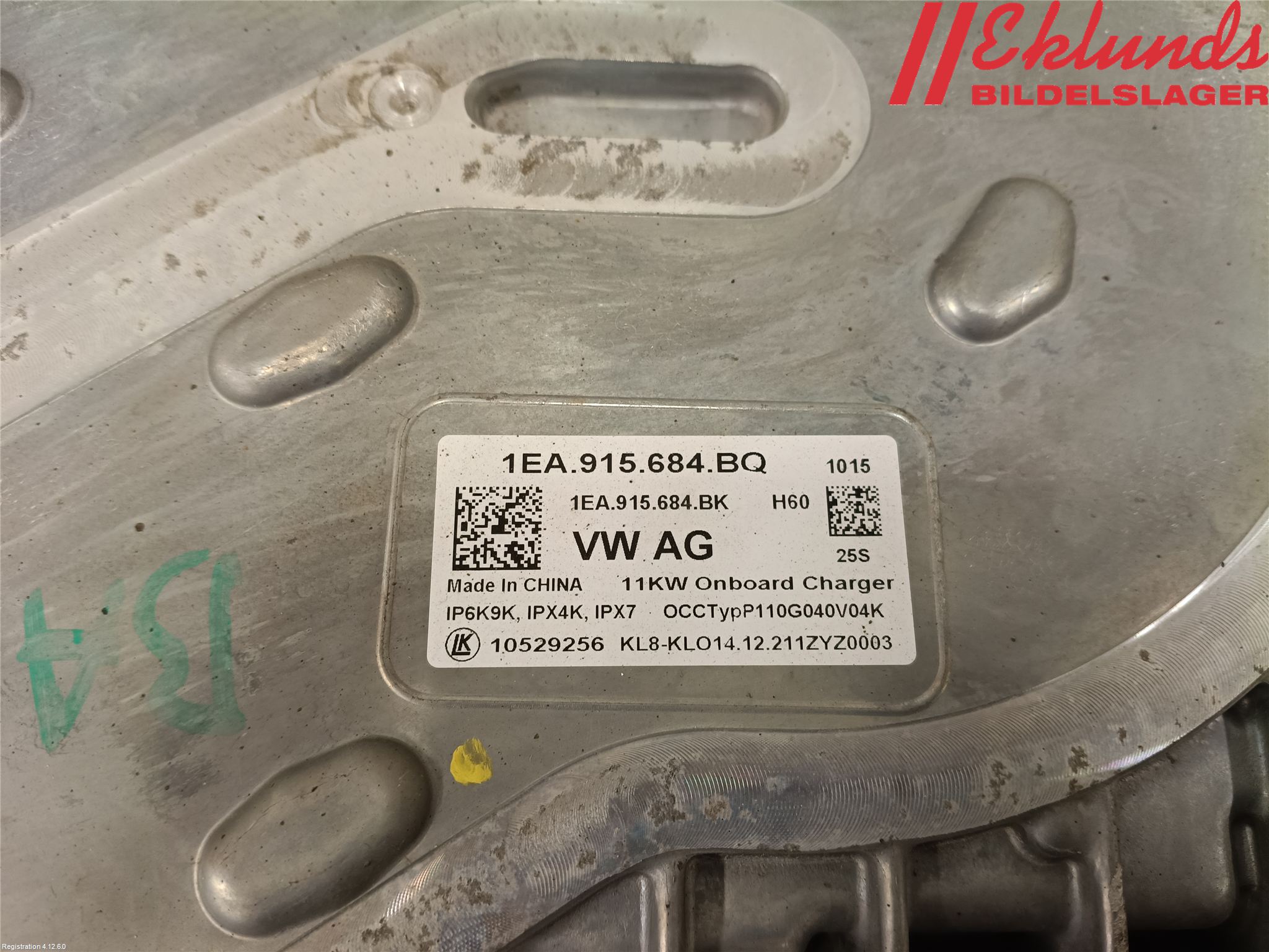 Volkswagen VW ID.4 21- Batteriladdare Högspänning