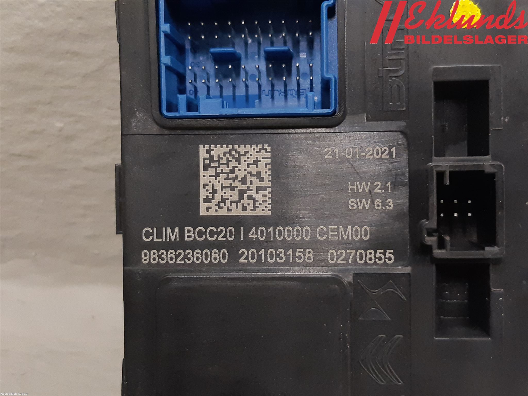 Peugeot 208/E-208 20- Styrenhet Övrigt