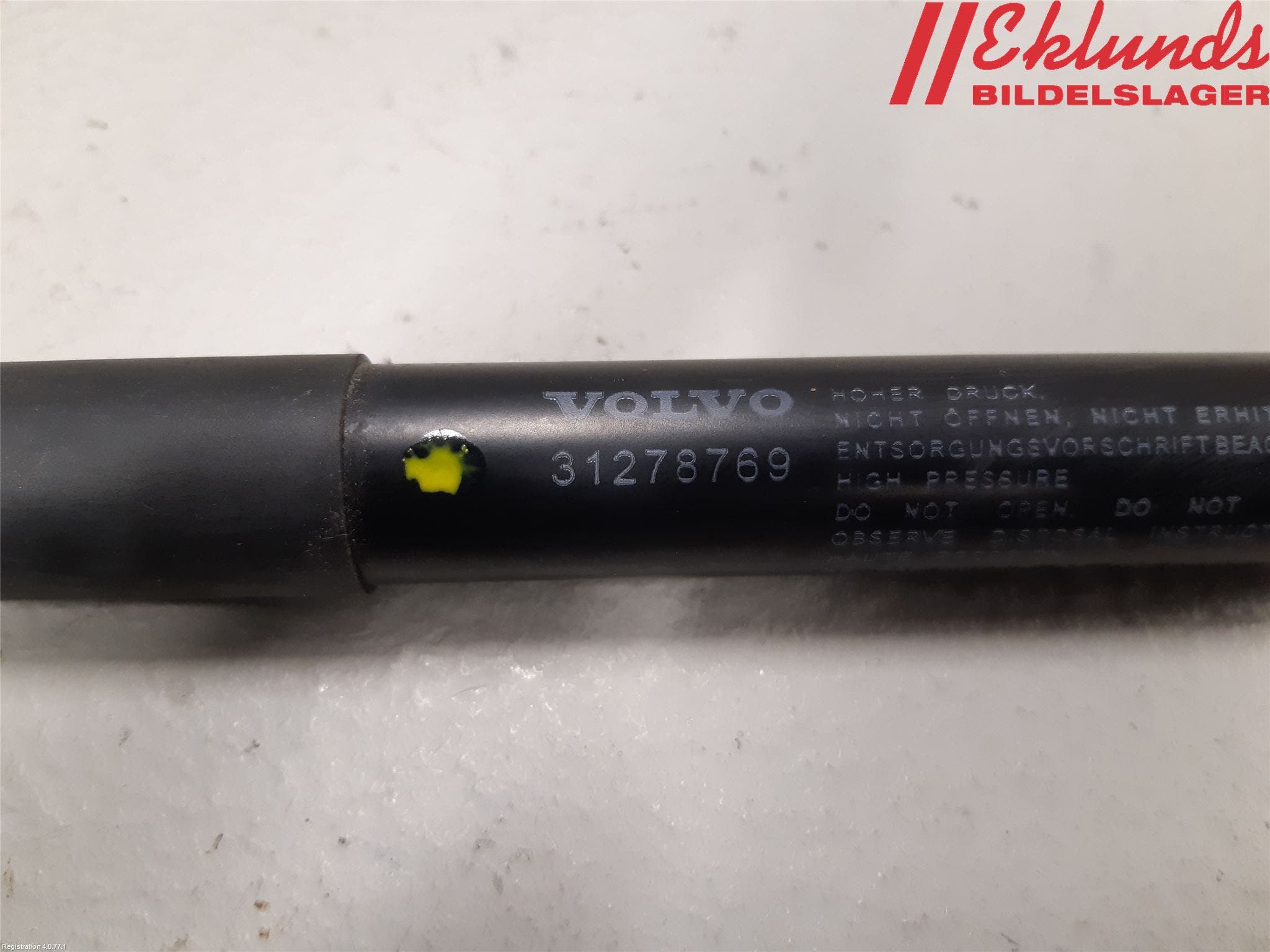 Volvo V60 14-18 Gasfjäder Motorhuv