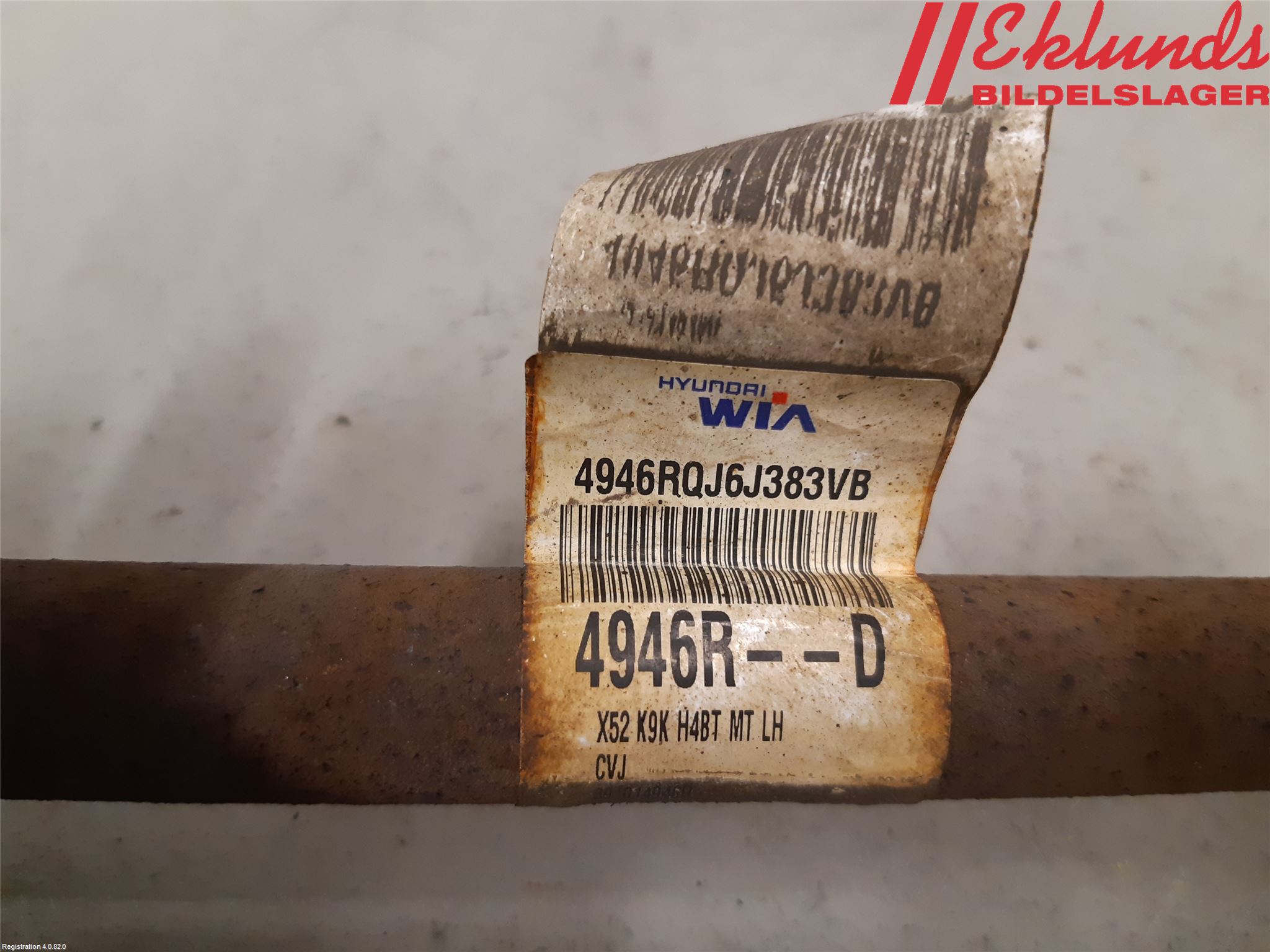Dacia LOGAN MCV/STEPWAY Drivaxel Fram Vänster