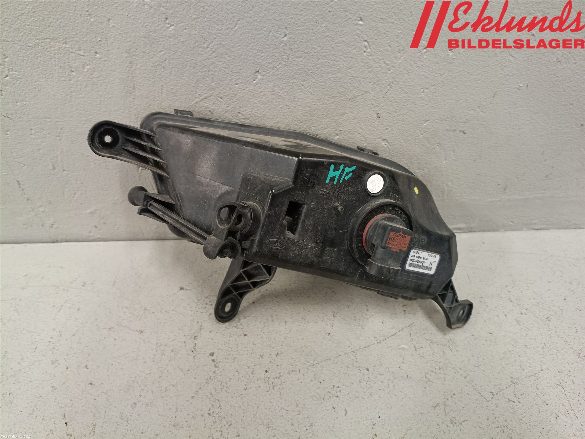 Opel ASTRA K 16-22 Dimljus-Varselljus Fram
