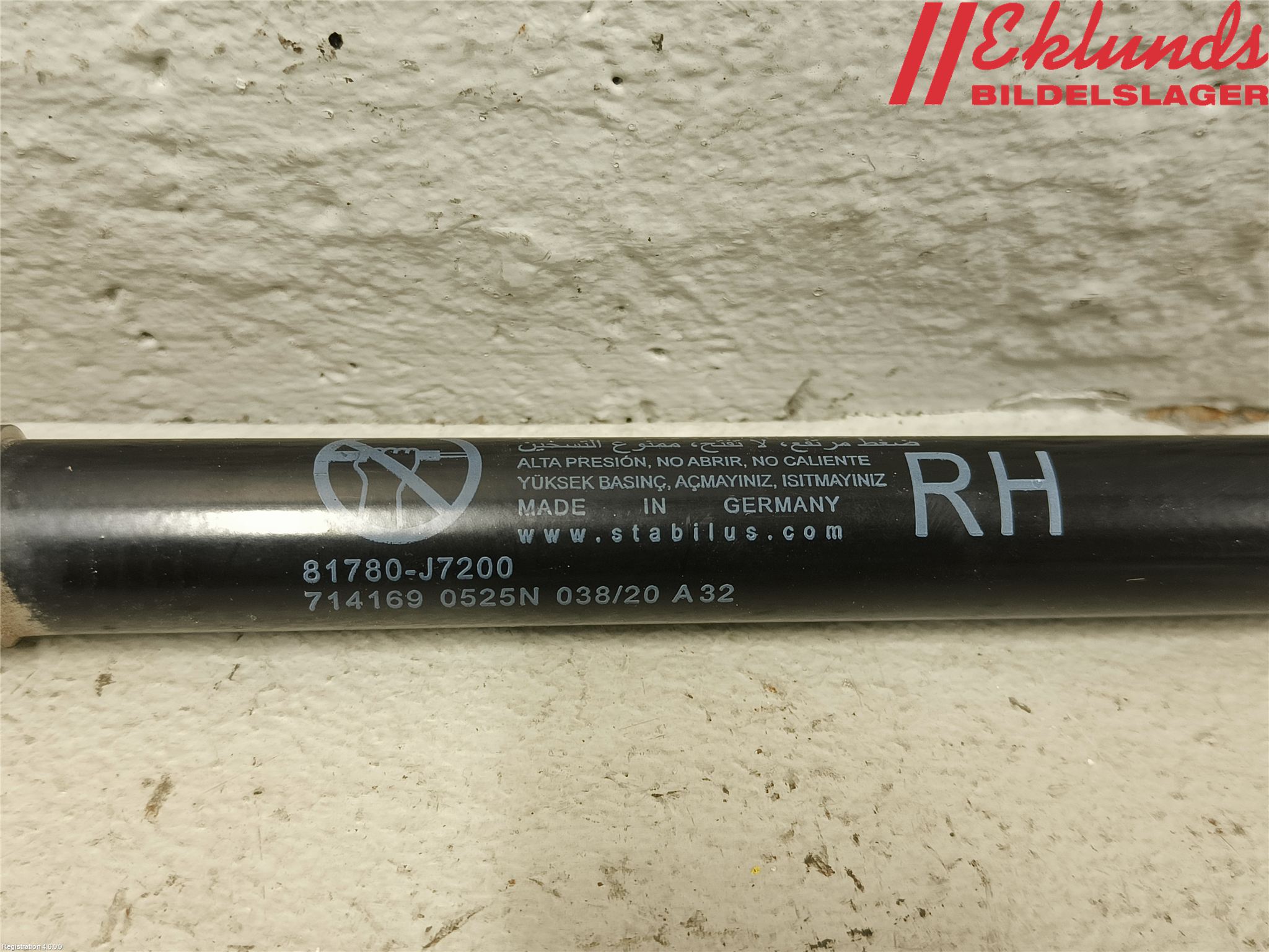 Kia CEED/CEED SW 19- Gasfjäder Baklucka