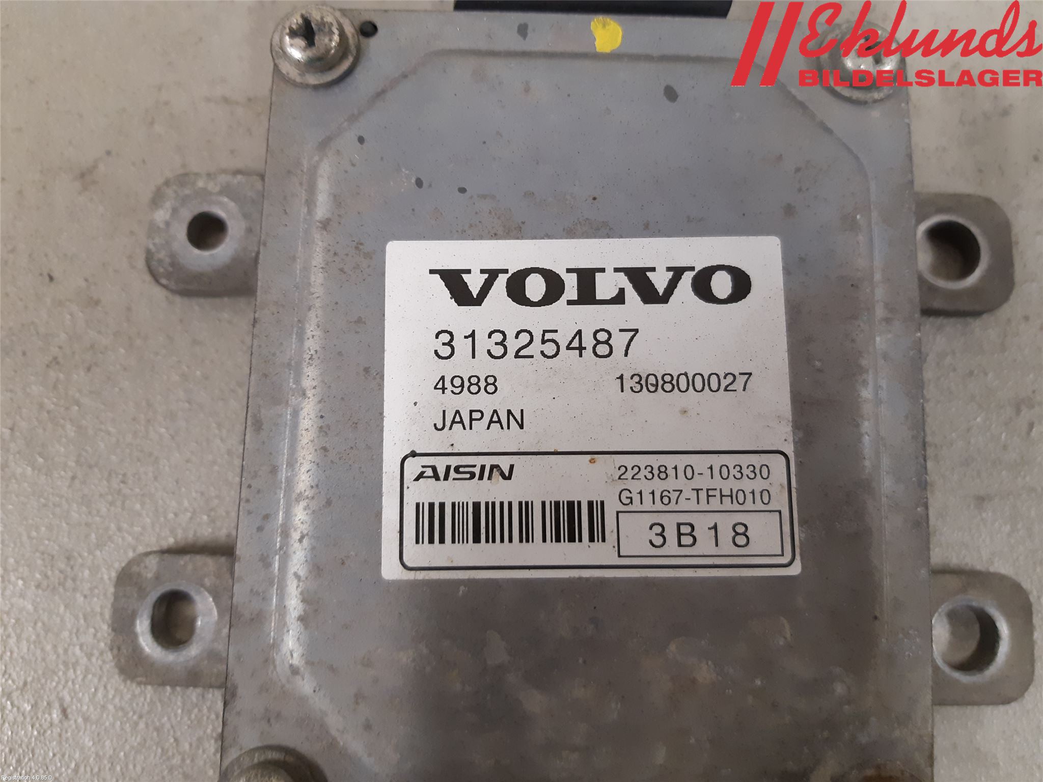 Volvo V60 11-13 Styrenhet Växellåda