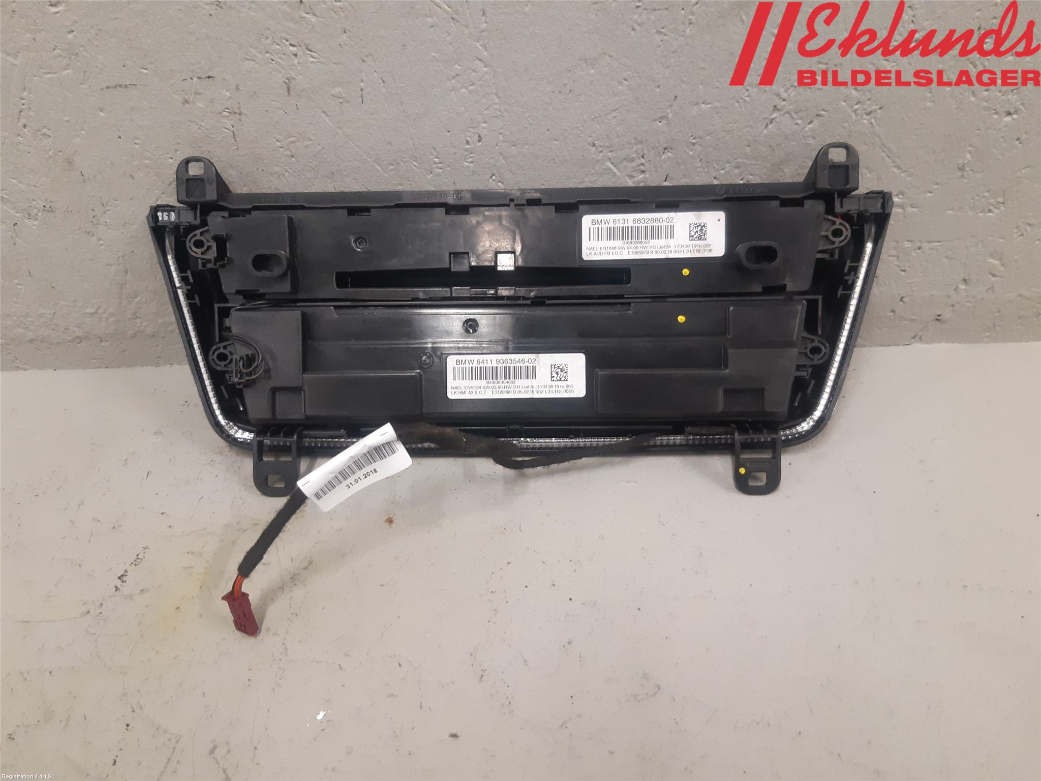 BMW 3 F30/F31/F80 12-19 Ac Styrenhet Ac Manöveren