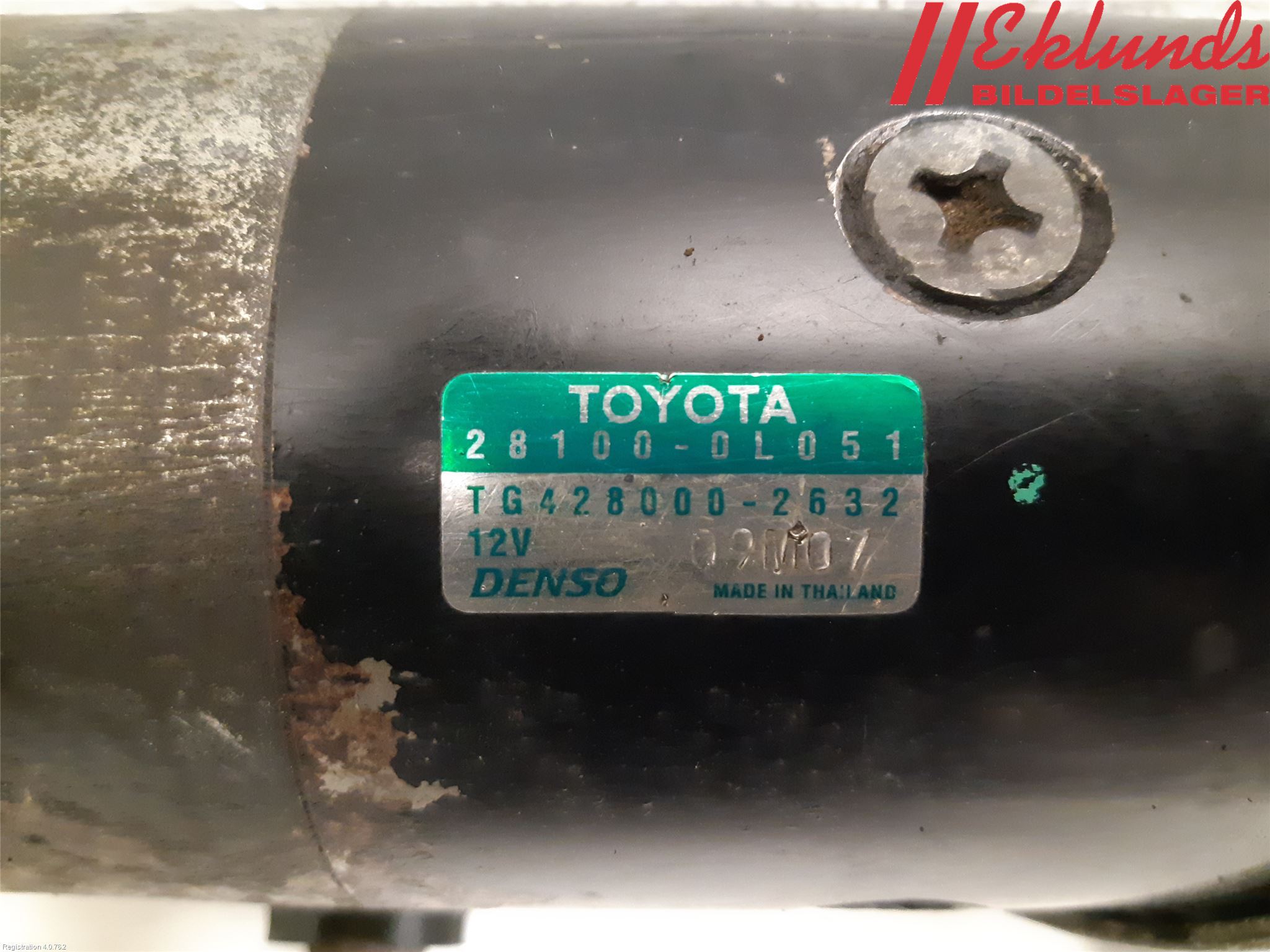 Toyota HILUX 05-16 Startmotor Diesel