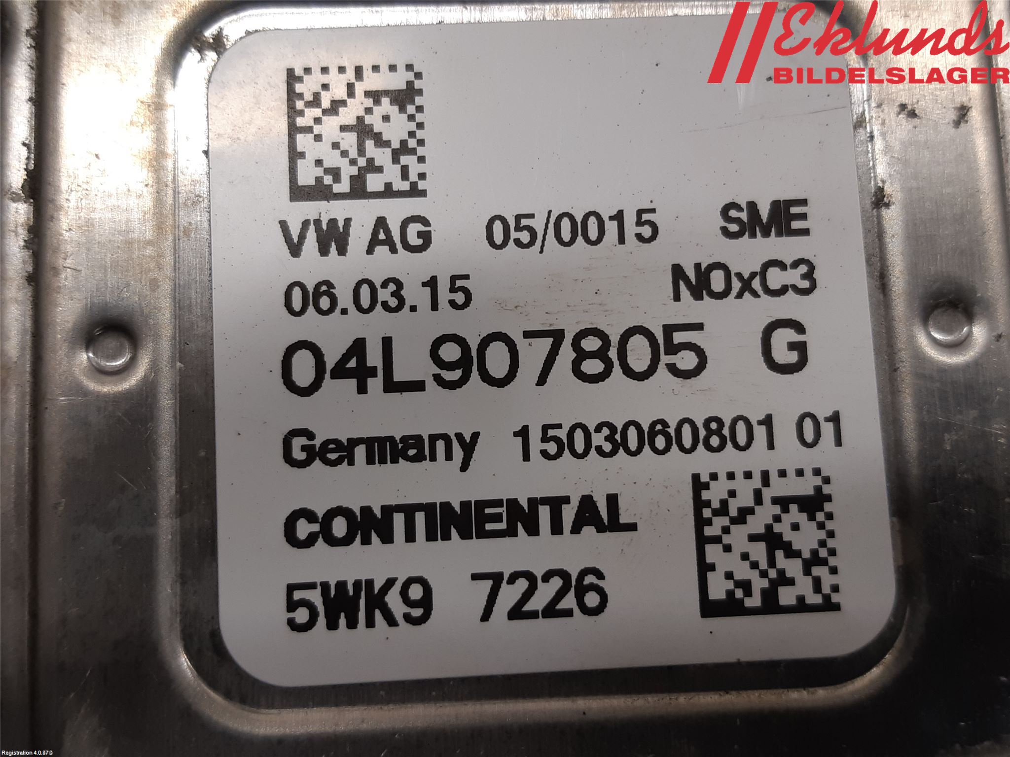 Volkswagen VW PASSAT 15-19 Injlambdasond
