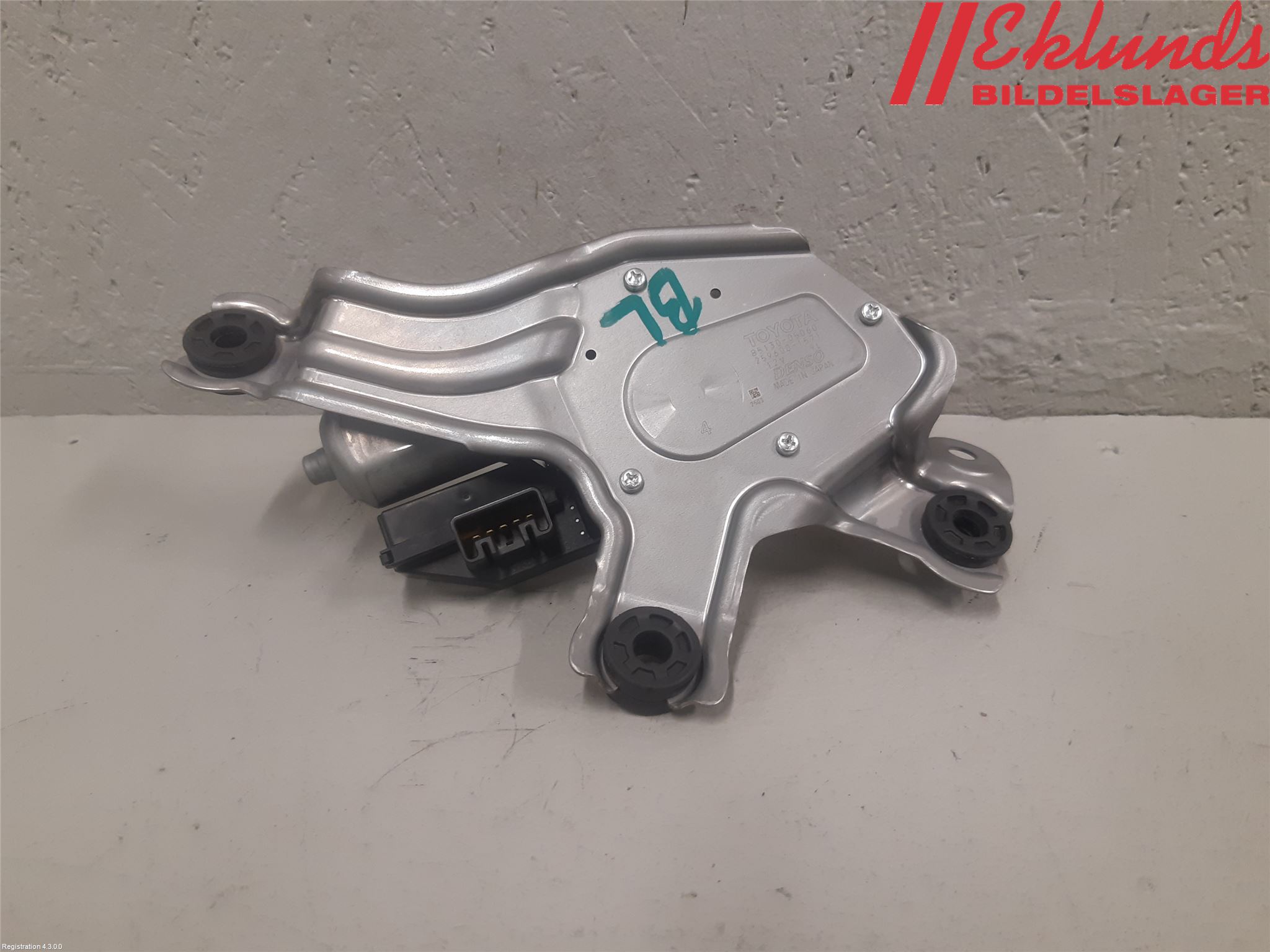 Toyota AVENSIS 09-15 Torkarmotor Baklucka