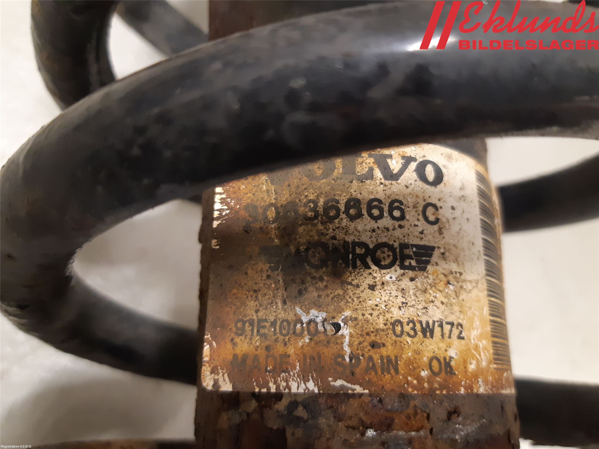 Volvo S60 01-04 Fjäderben Bak Vänster