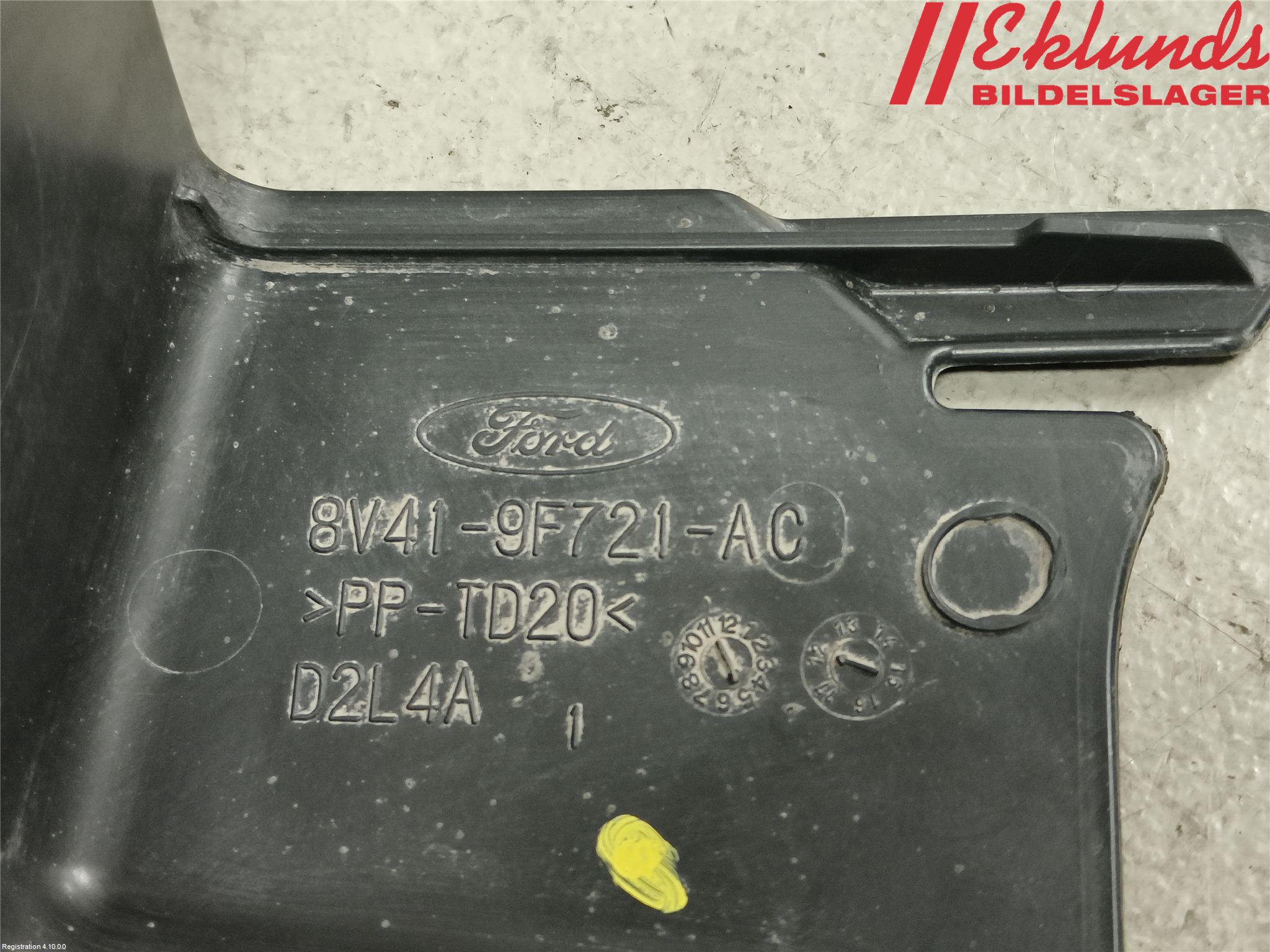 Ford KUGA 08-12 Deflektor Plåt-Plast Kylning