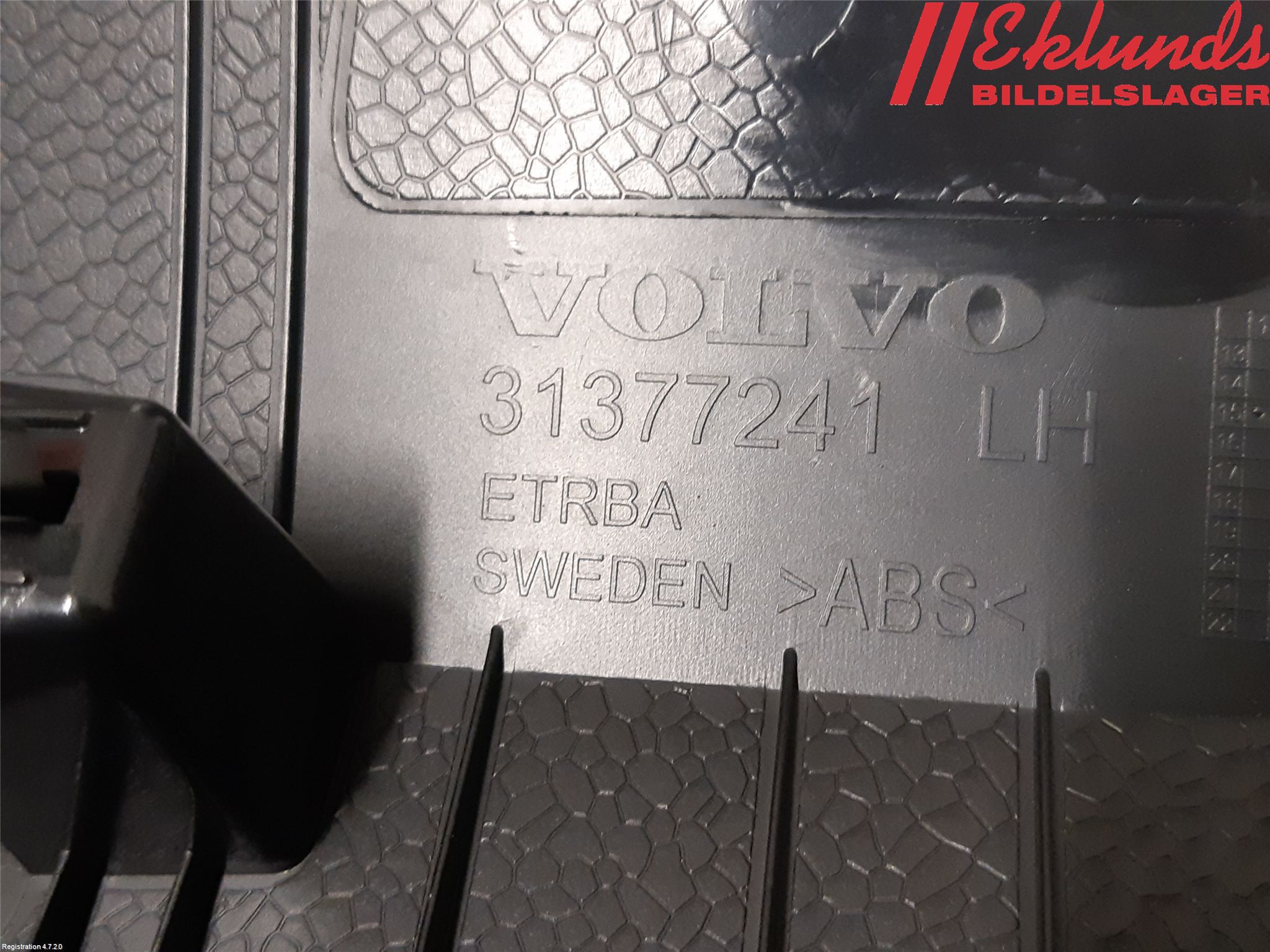 Volvo XC90/RECHARGE 16- Inr Plastd A-B-C Stolpe