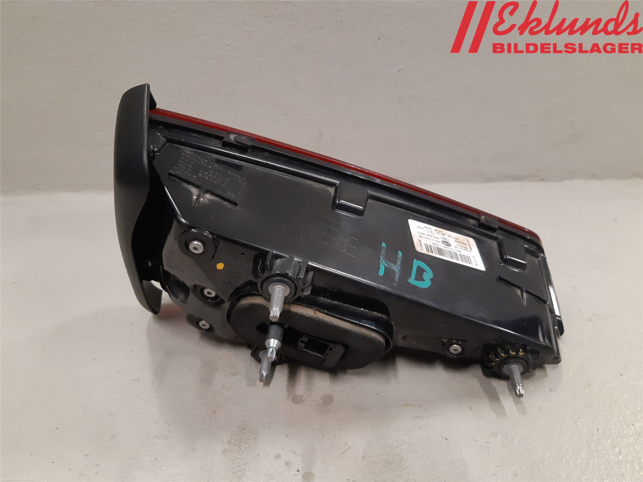 Audi A4/S4 B9 16-19 Bakljus Lucka Hö