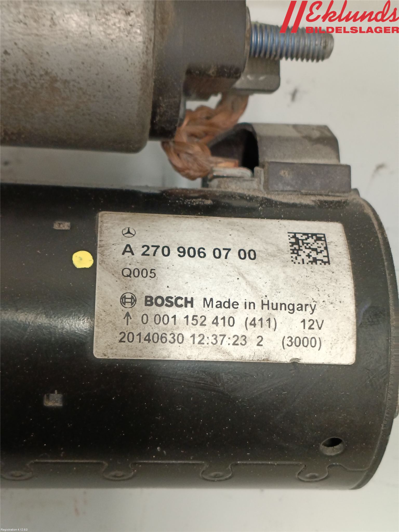 Mercedes-Benz MB B-KLASS (W246/W242) 12-19 Startmotor