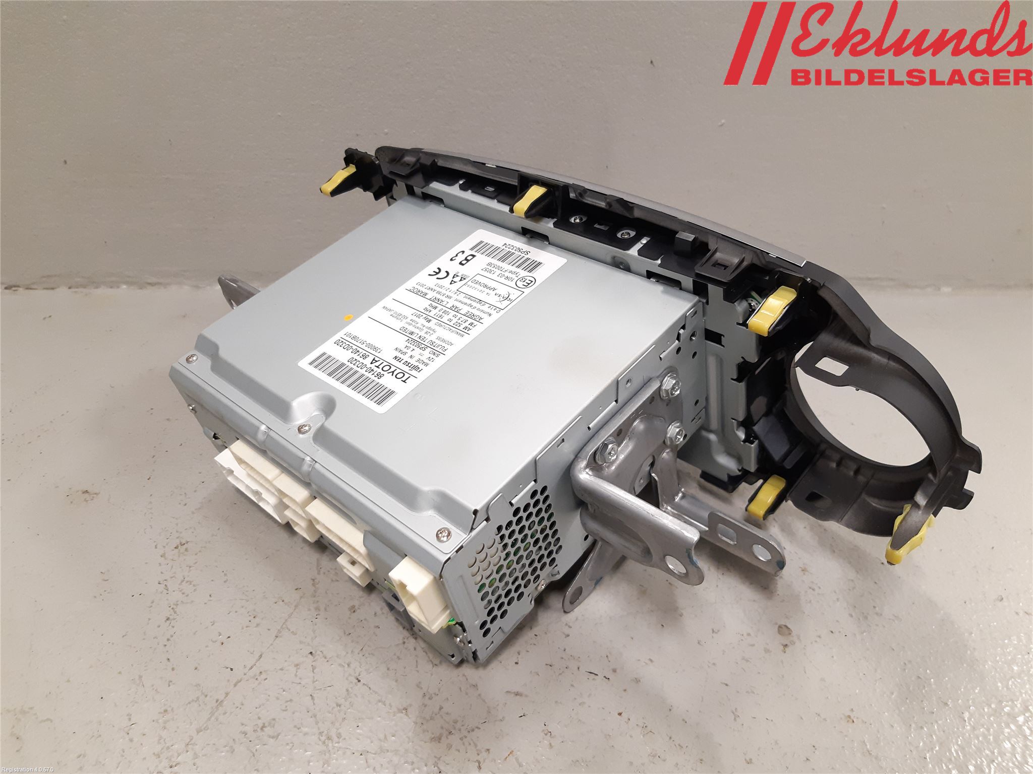 Toyota YARIS XP130 15-20 Cd Radio - Multimediapanel