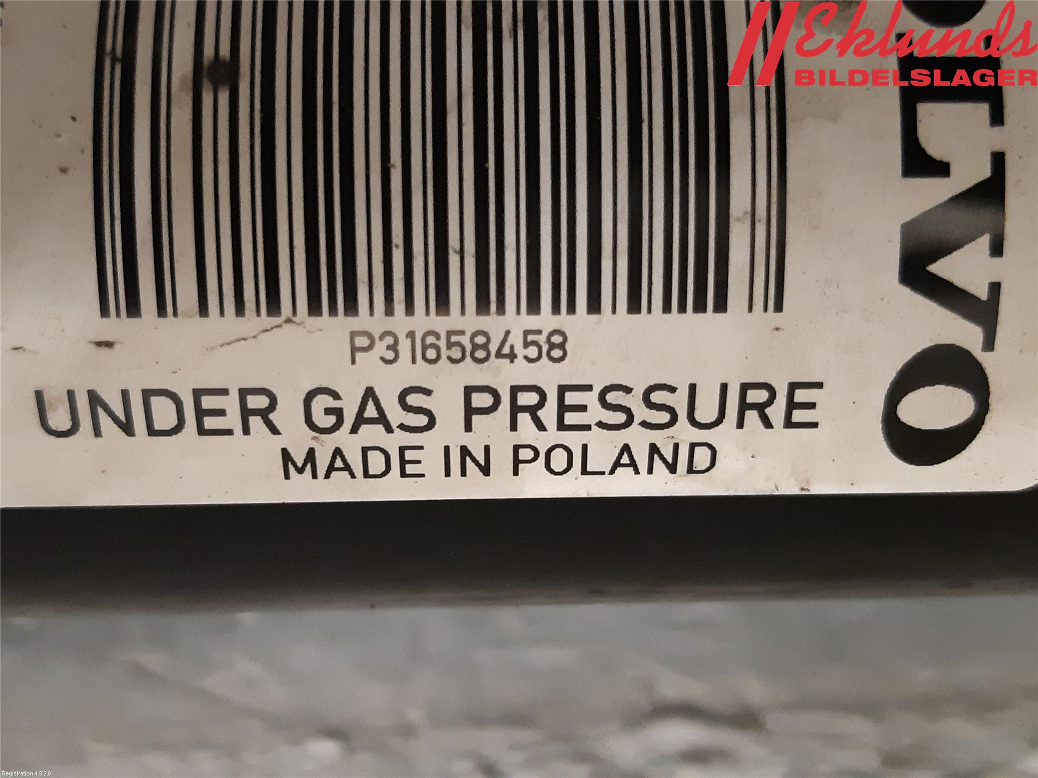 Volvo XC90/RECHARGE 16- Fjäderben Fram Vänster