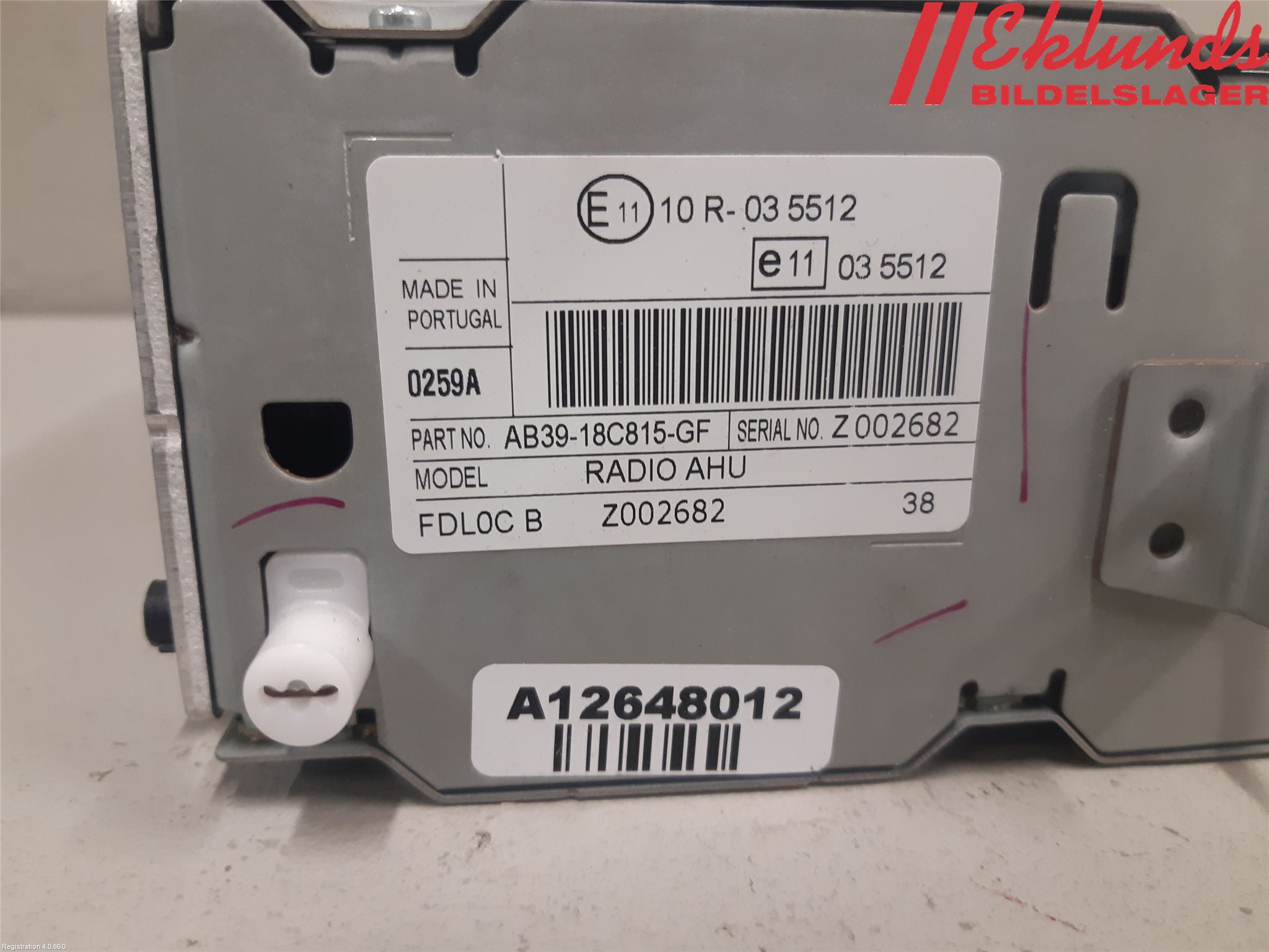 Ford RANGER EU 12-23 Cd Radio - Multimediapanel