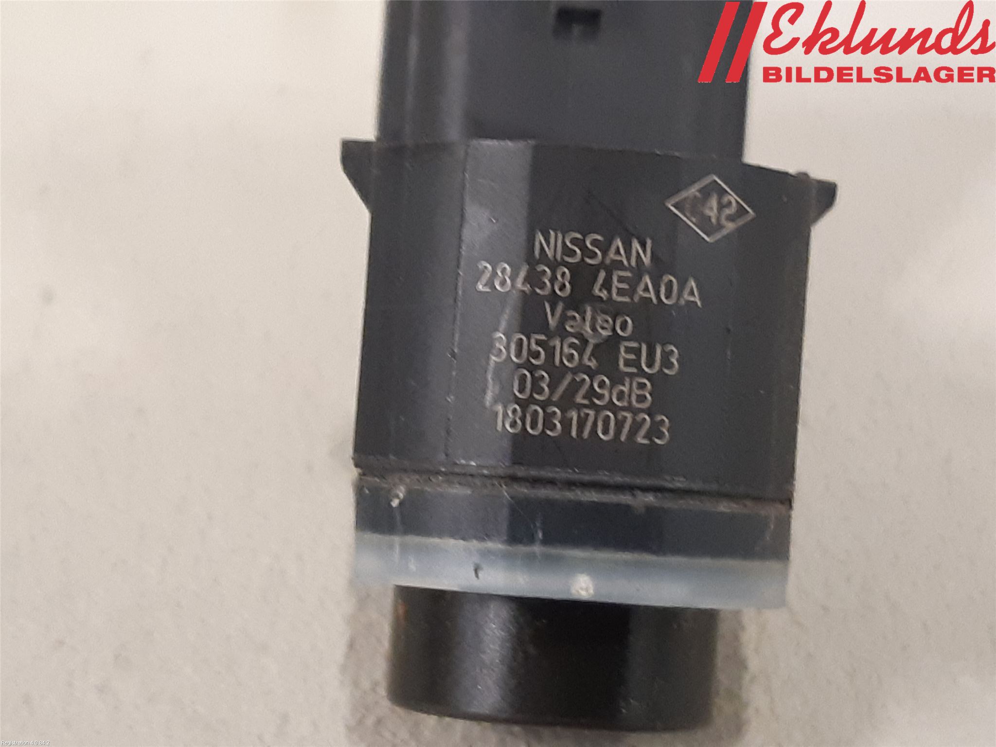 Nissan QASHQAI 14-17 Parkeringshjälp Backsensor