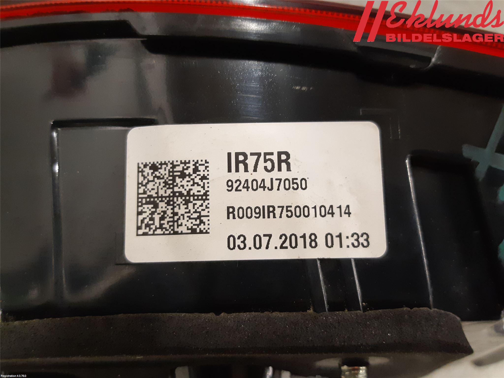 Kia CEED/CEED SW 19- Bakljus Lucka Hö