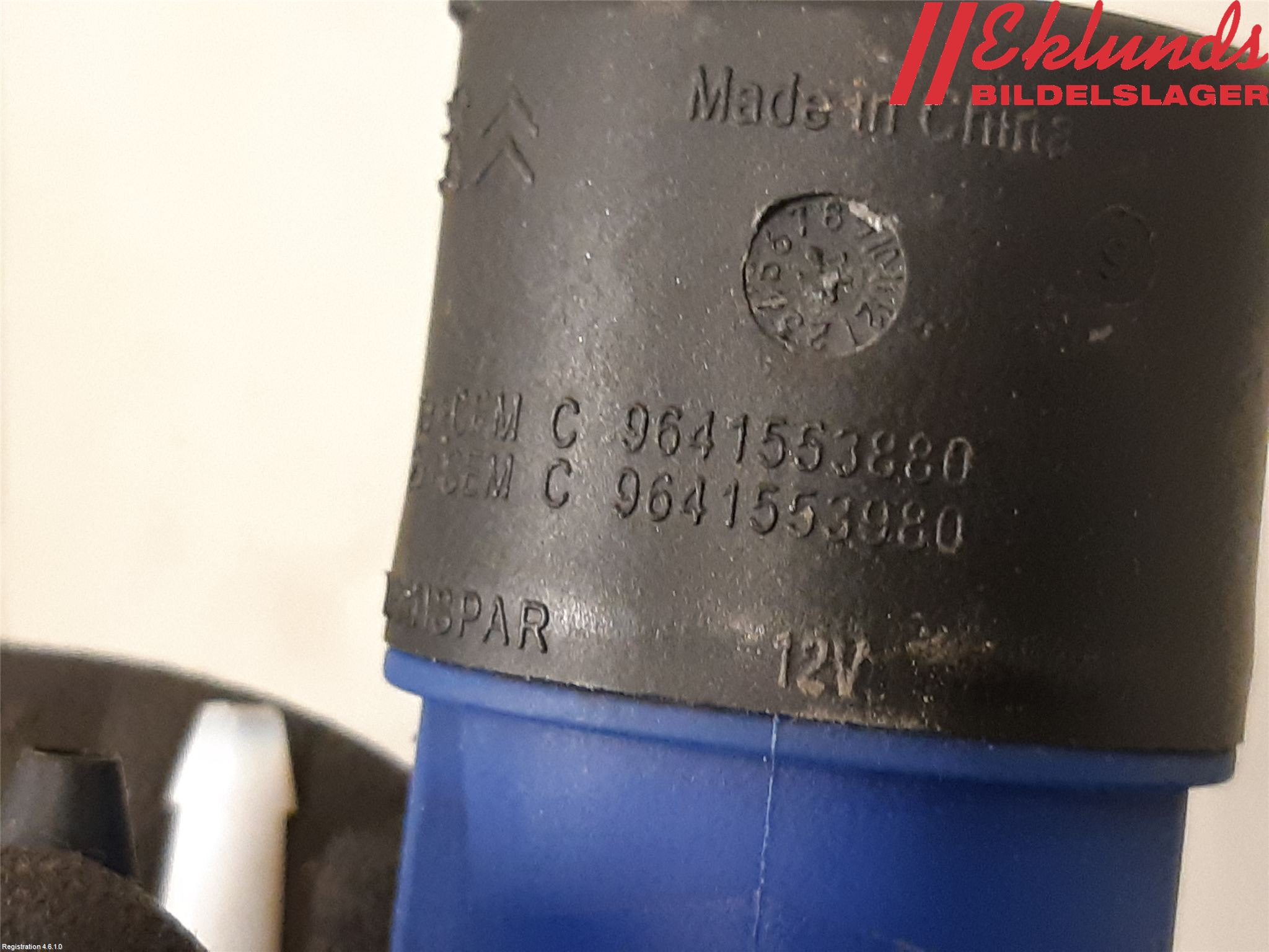 Renault CLIO IV 16-19 Spolarpump Vindruta