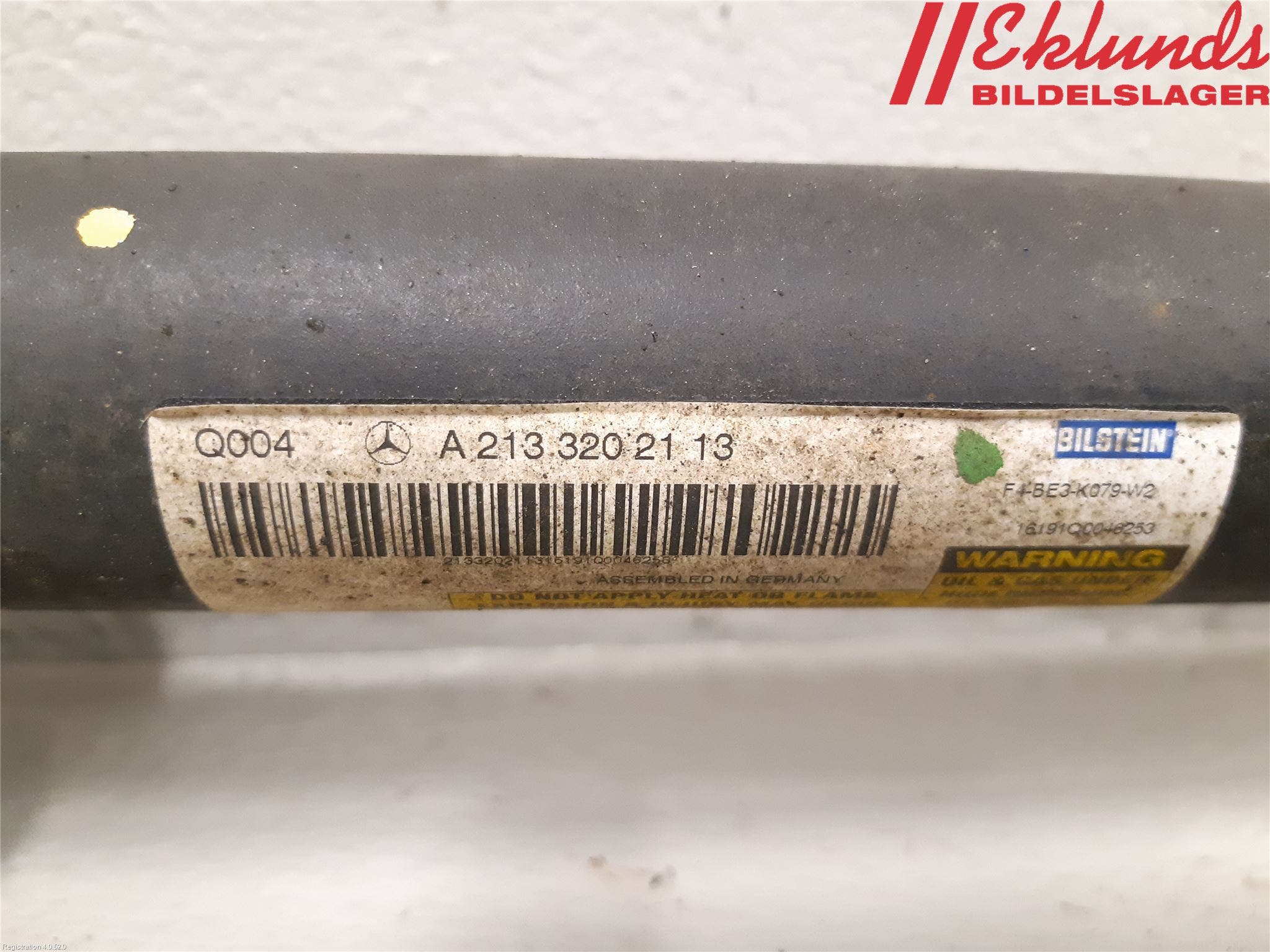 Mercedes-Benz MB E-KLASS (W213) 16-23 Fjäderben Fram Vänster