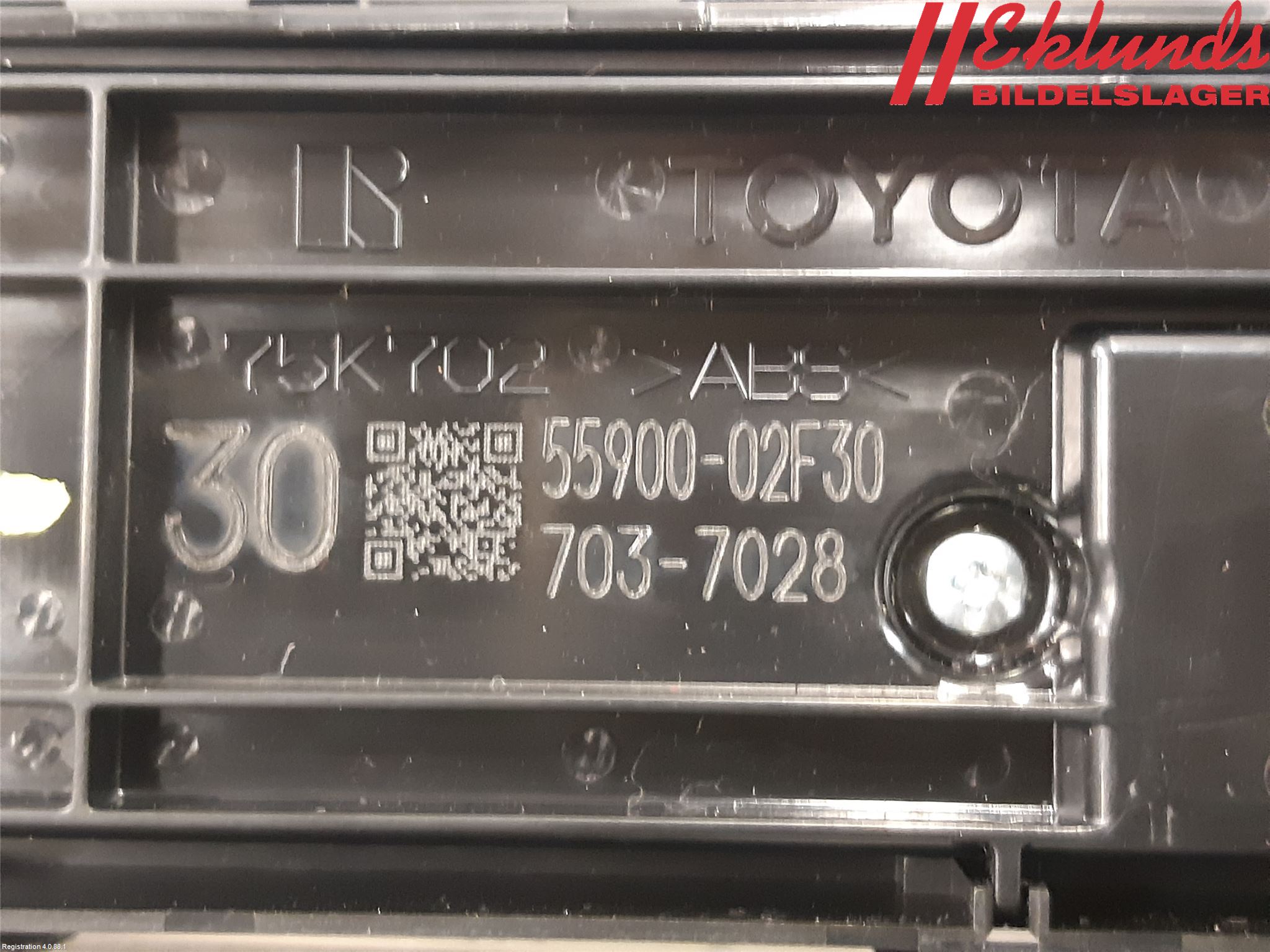 Toyota COROLLA 19- Ac Styrenhet Ac Manöveren