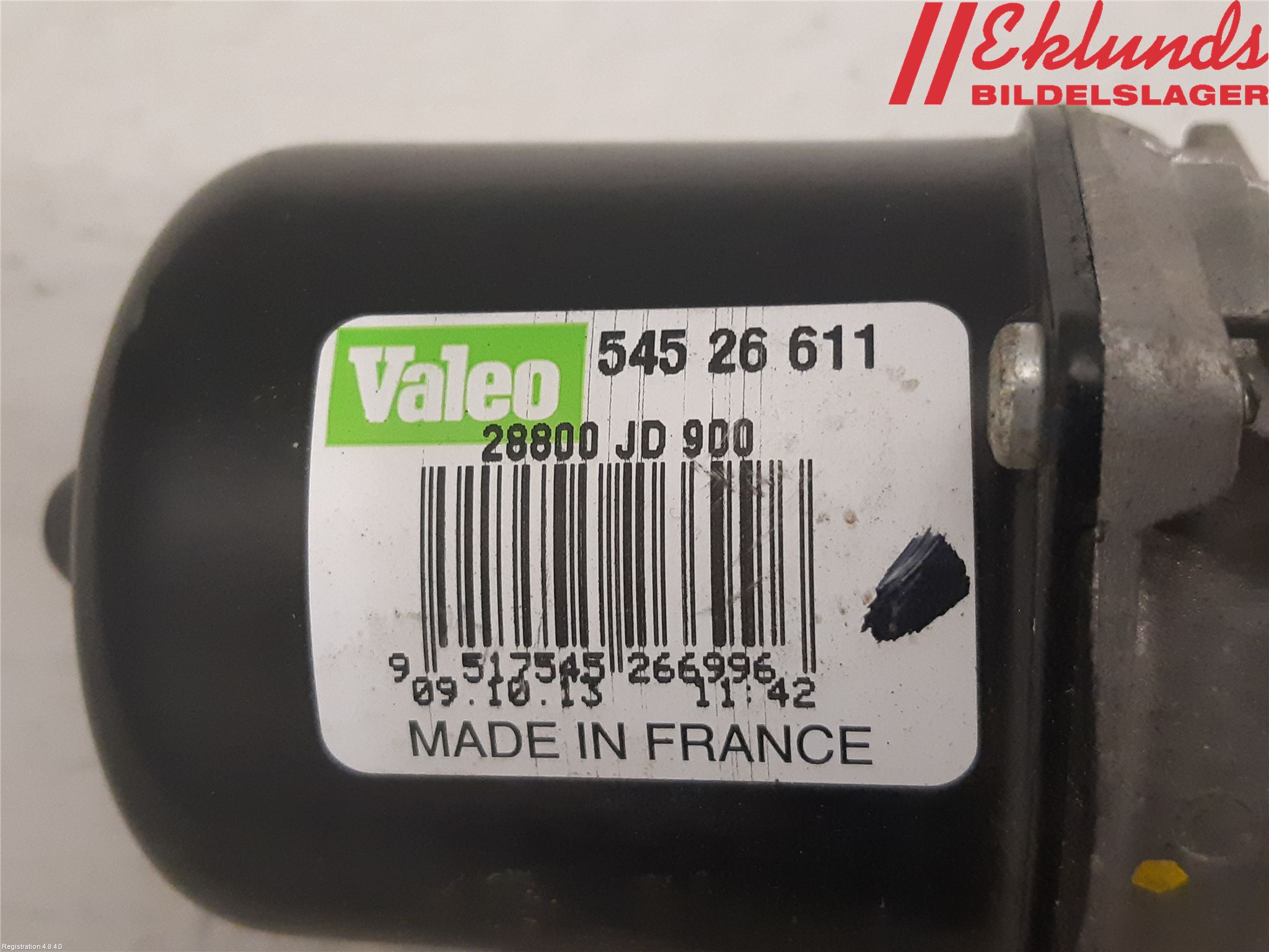 Nissan QASHQAI+2  10-14 Torkarmotor Vindruta