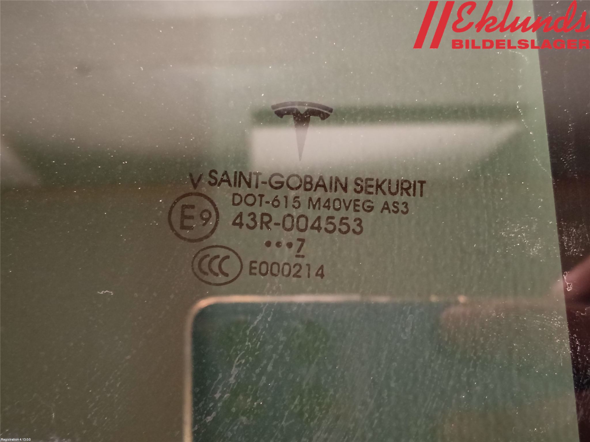 Tesla MODEL X 16- Dörruta Bak Höger