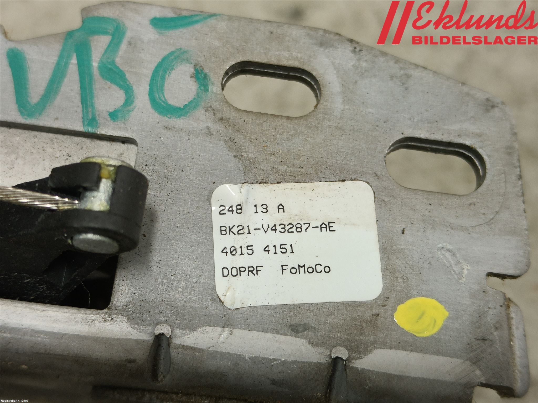 Ford TRANSIT SKÅP/BUSS 14-22 Låskista-Dörrlås