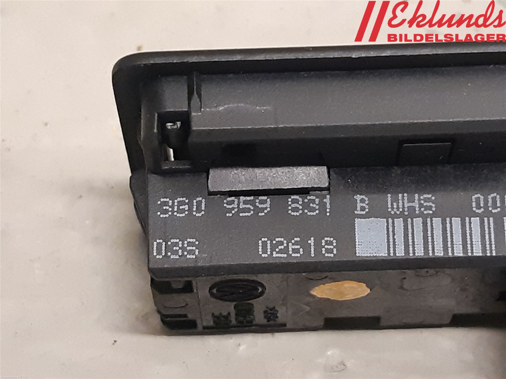 Volkswagen VW PASSAT 15-19 Strömställare Baklucka